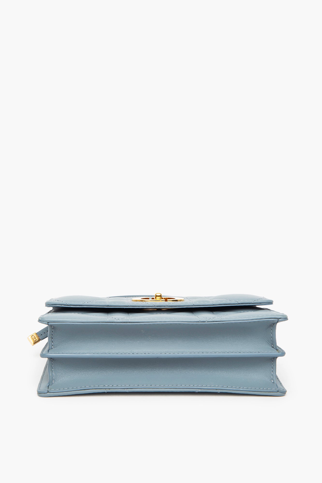 Christian Dior Cloud Blue Cannage Lambskin Miss Caro Bag