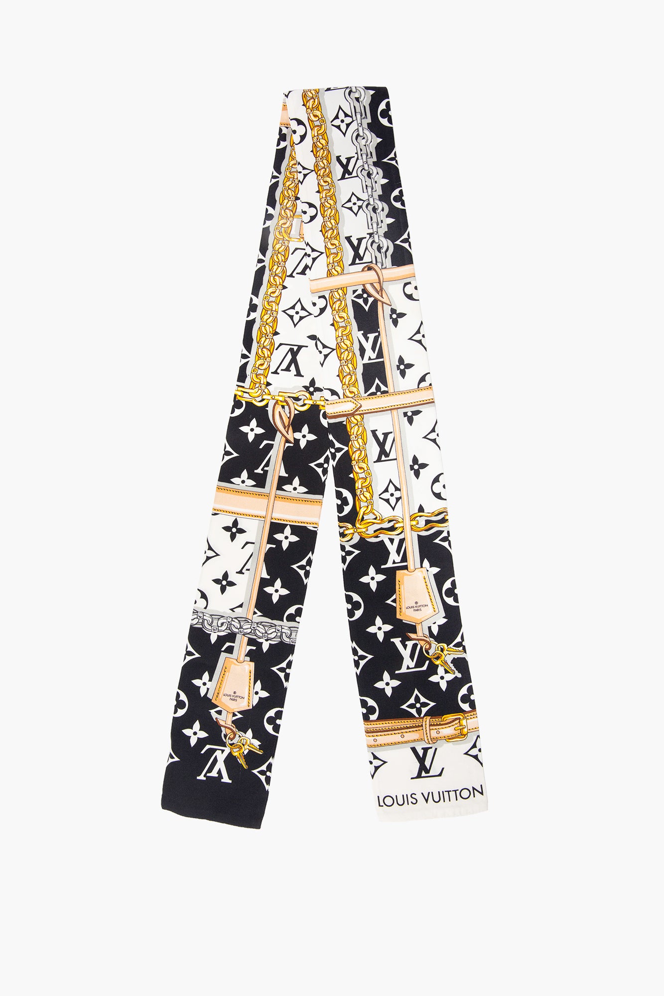 Louis Vuitton Black Monogram Confidential Bandeau Twilly