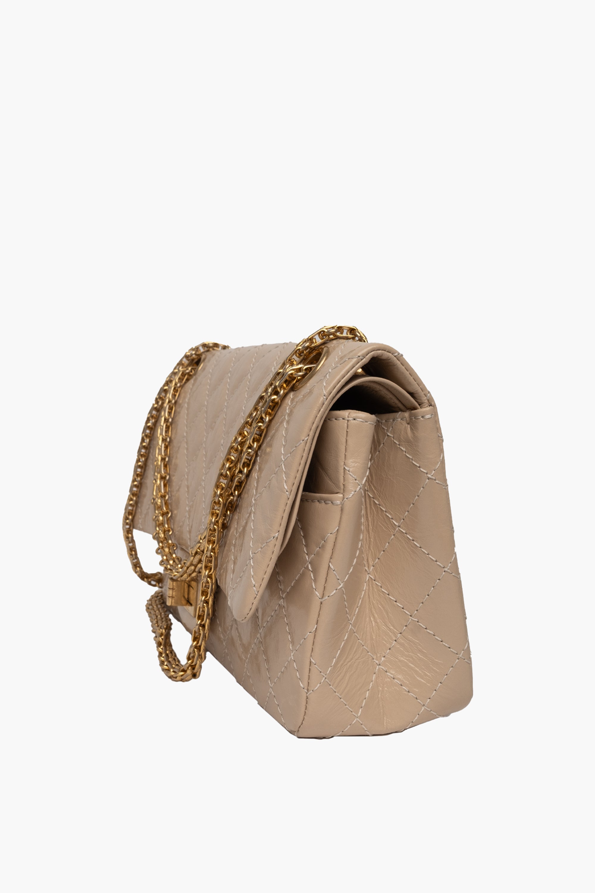 Chanel Beige 2.55 Reissue Double Flap Bag