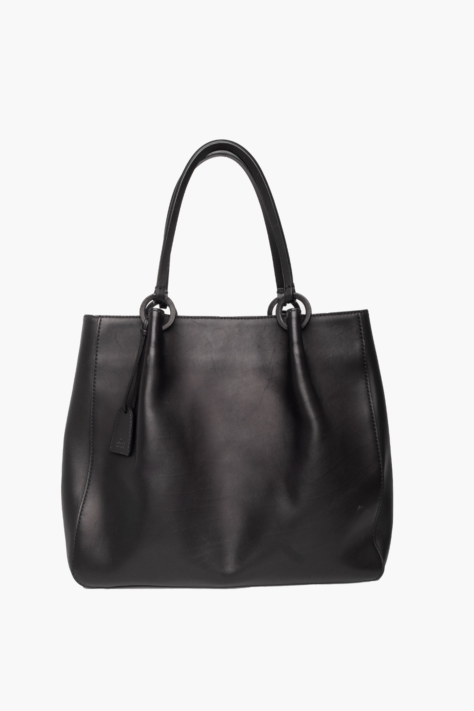 Gucci Black Leather Tote