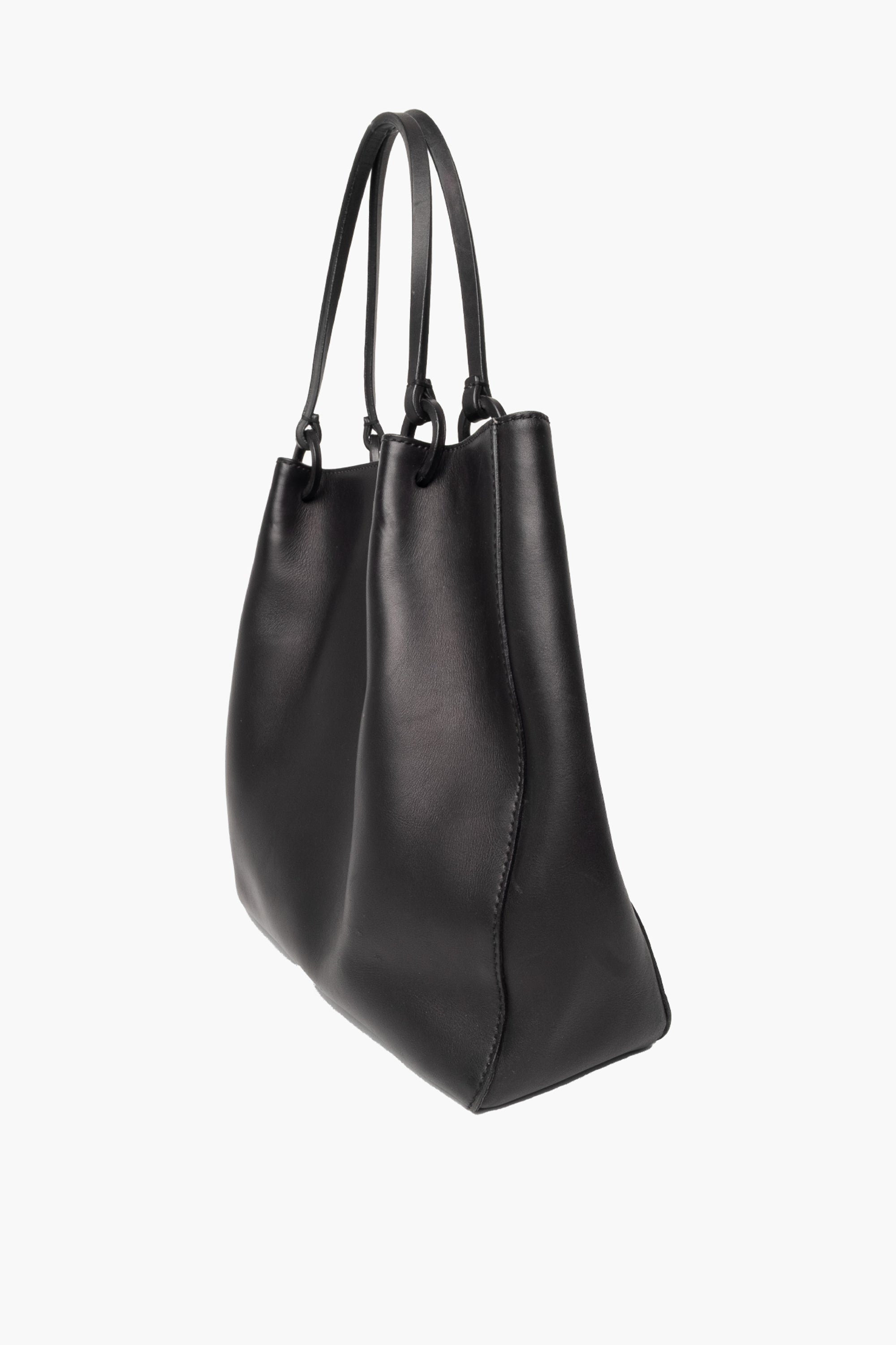 Gucci Black Leather Tote