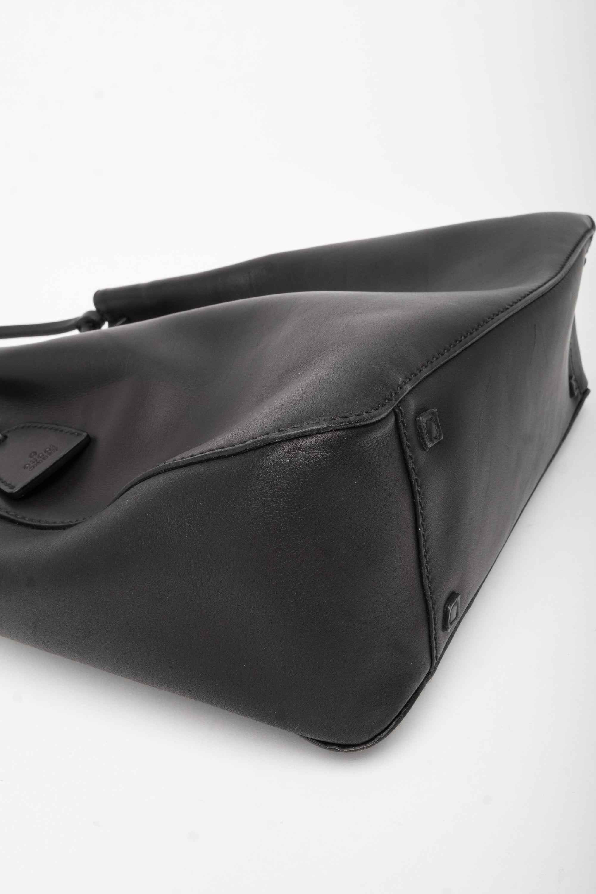 Gucci Black Leather Tote