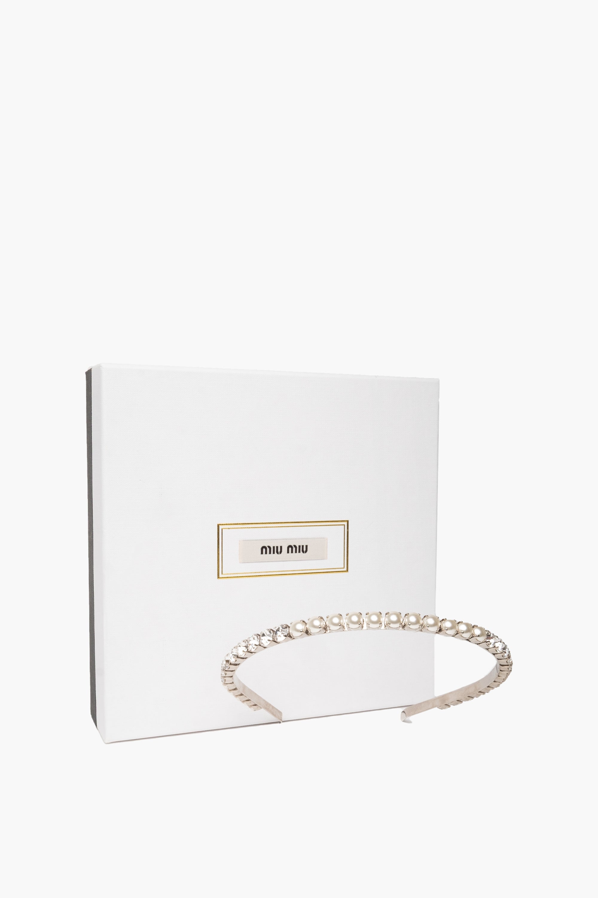 Miu Miu Crystal Headband