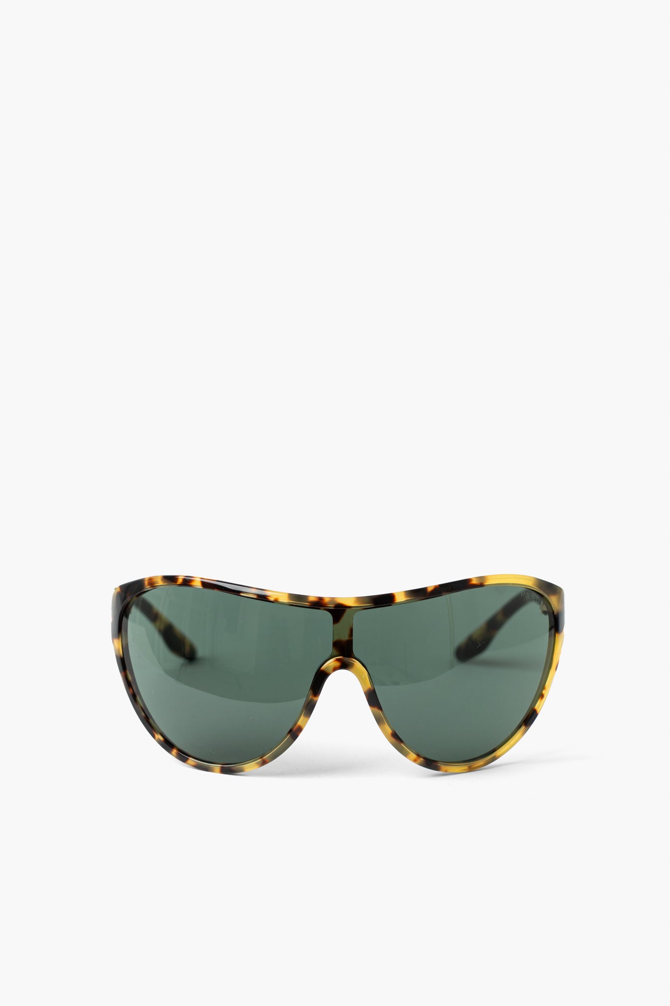 Prada Brown Wraparound Sunglasses