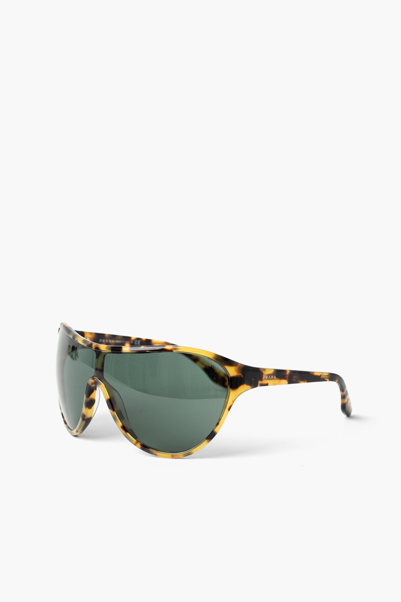 Prada Brown Wraparound Sunglasses