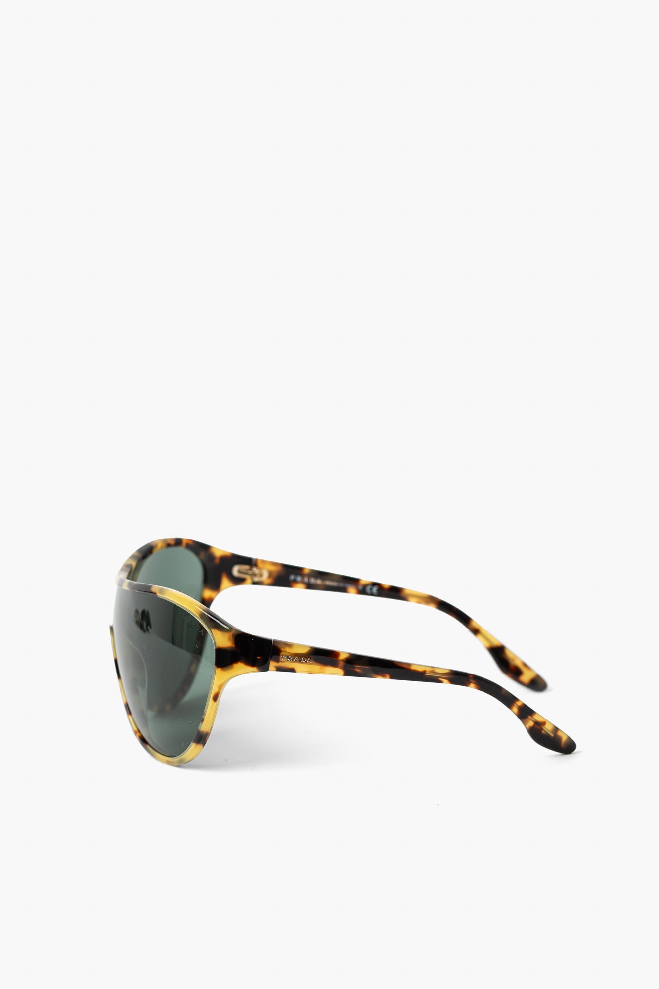 Prada Brown Wraparound Sunglasses