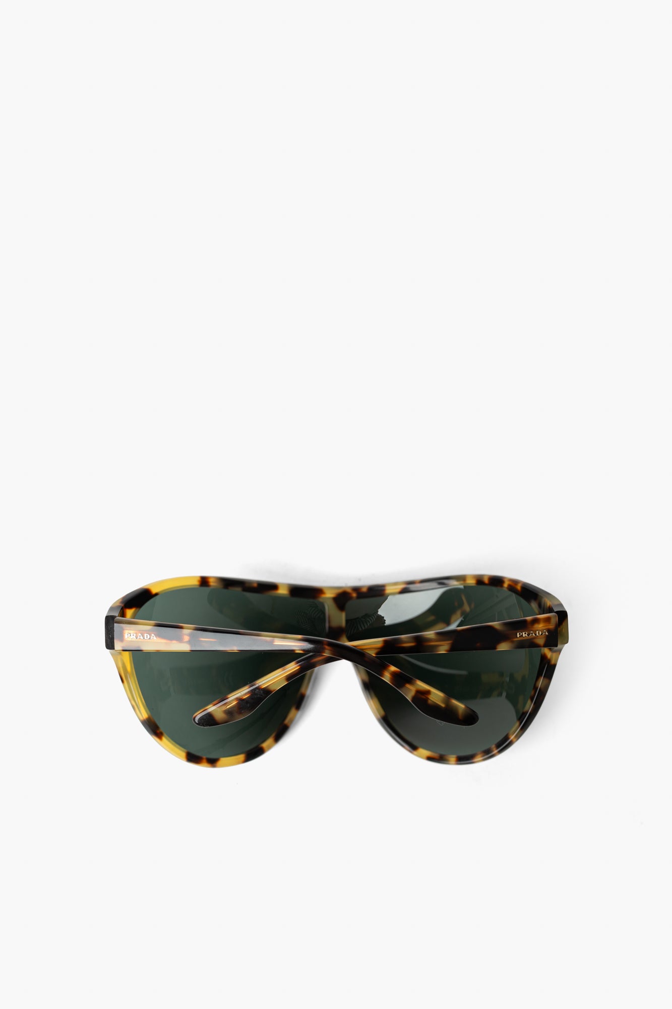Prada Brown Wraparound Sunglasses