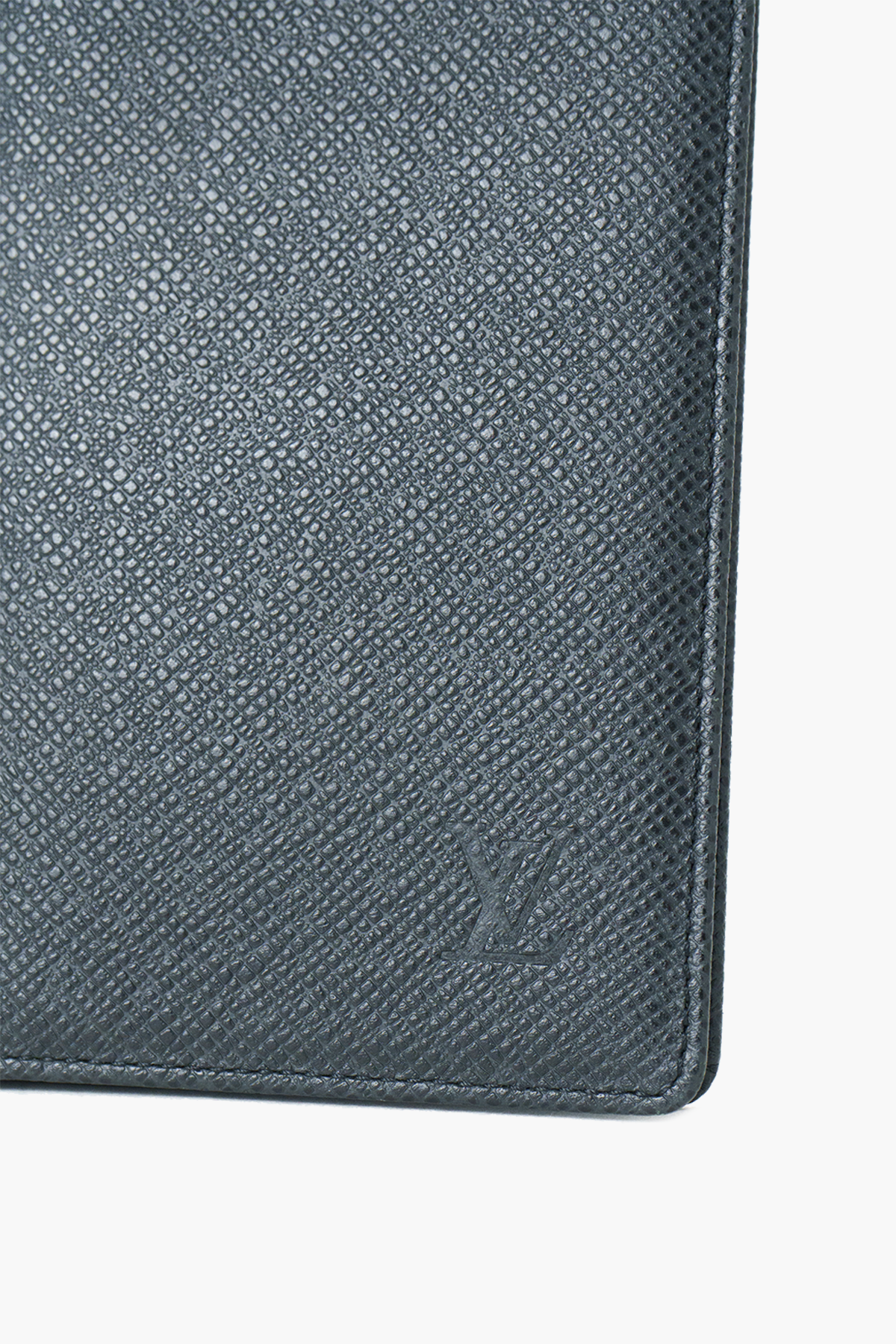 Louis Vuitton Black Taiga Bifold Long Wallet