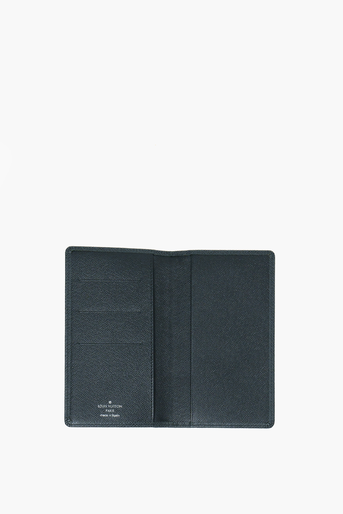 Louis Vuitton Black Taiga Bifold Long Wallet