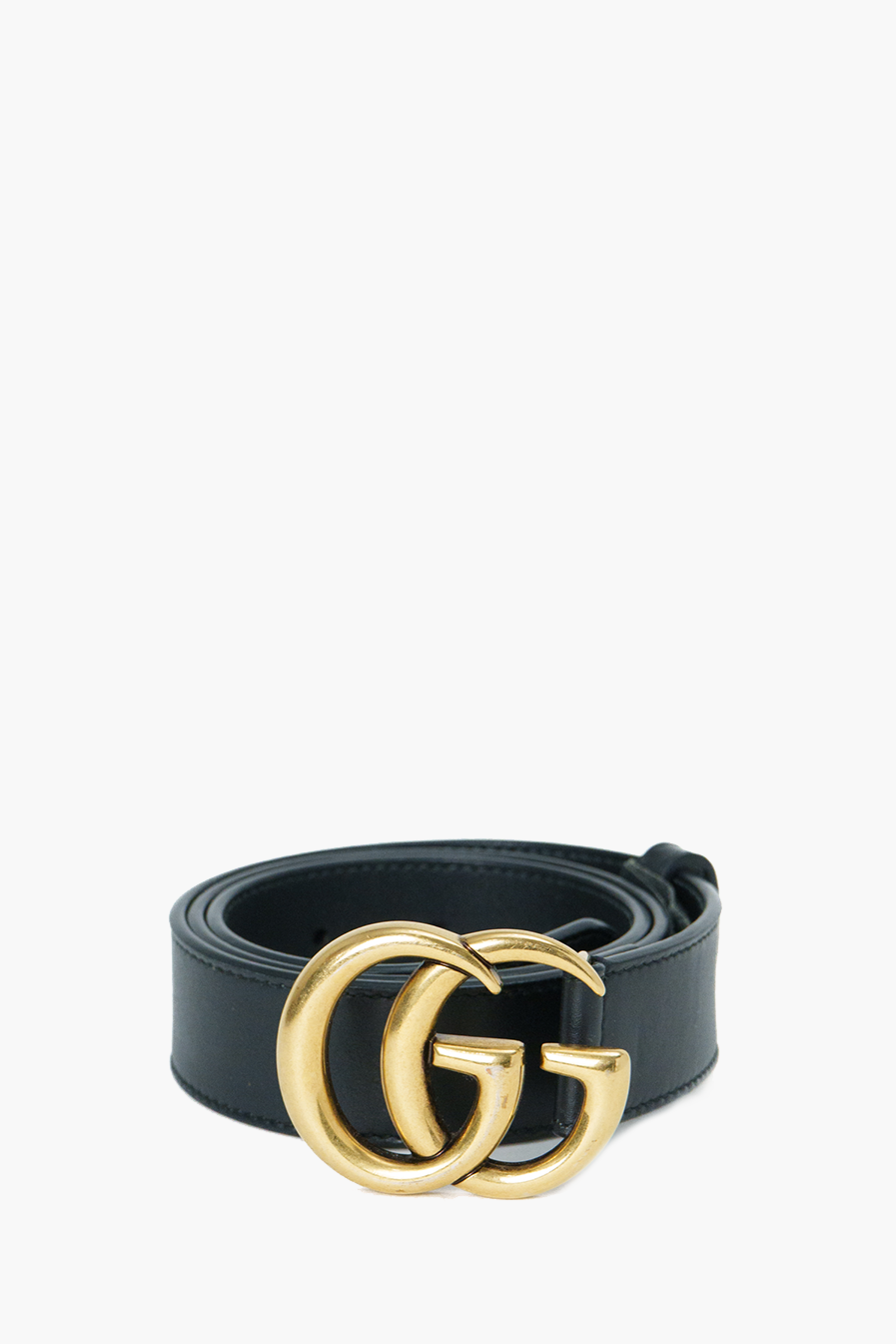 Gucci GG Marmont Black Belt Size 75