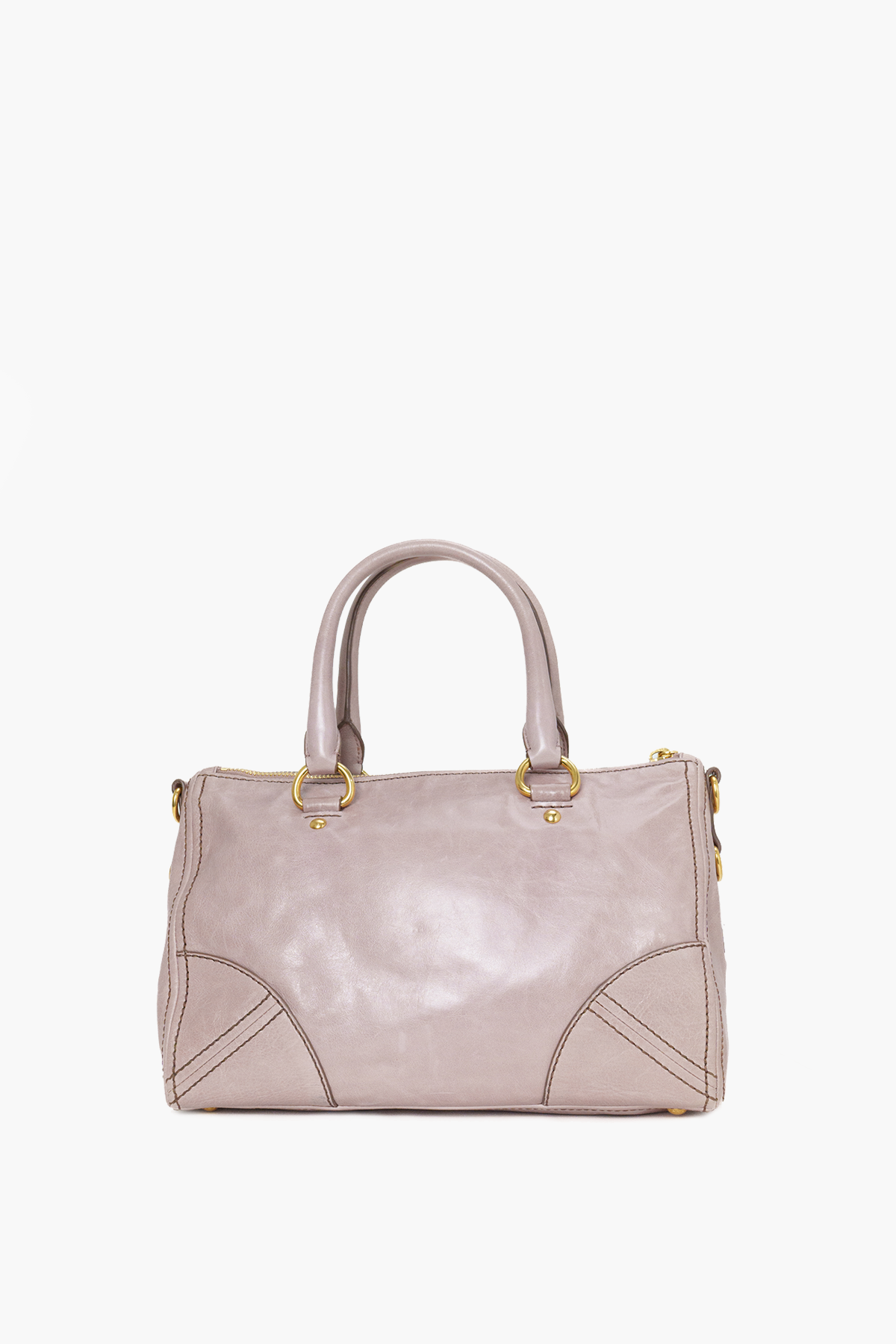 Prada Pink Vitello Shine Satchel
