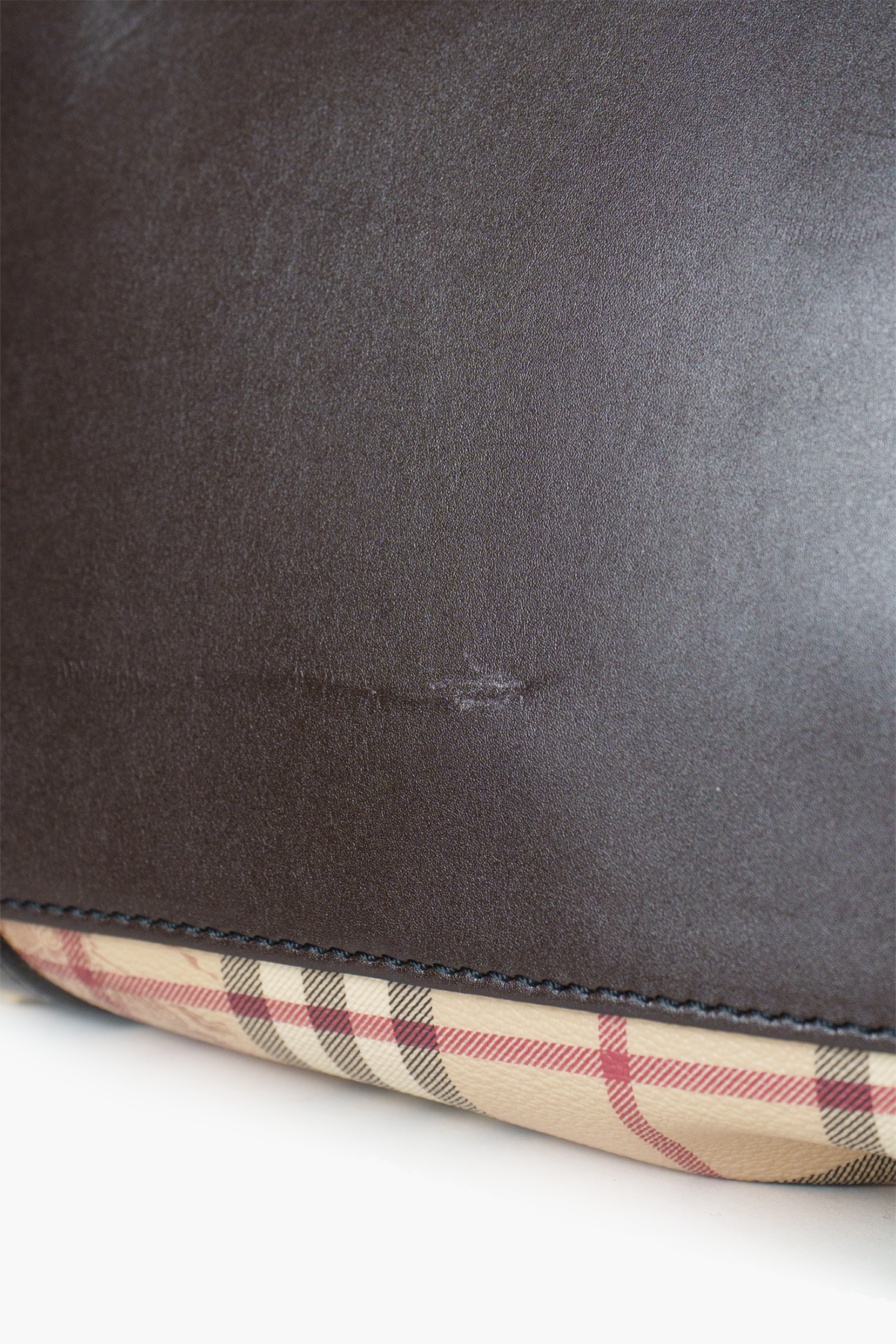 Burberry Haymarket Check Thornley Satchel