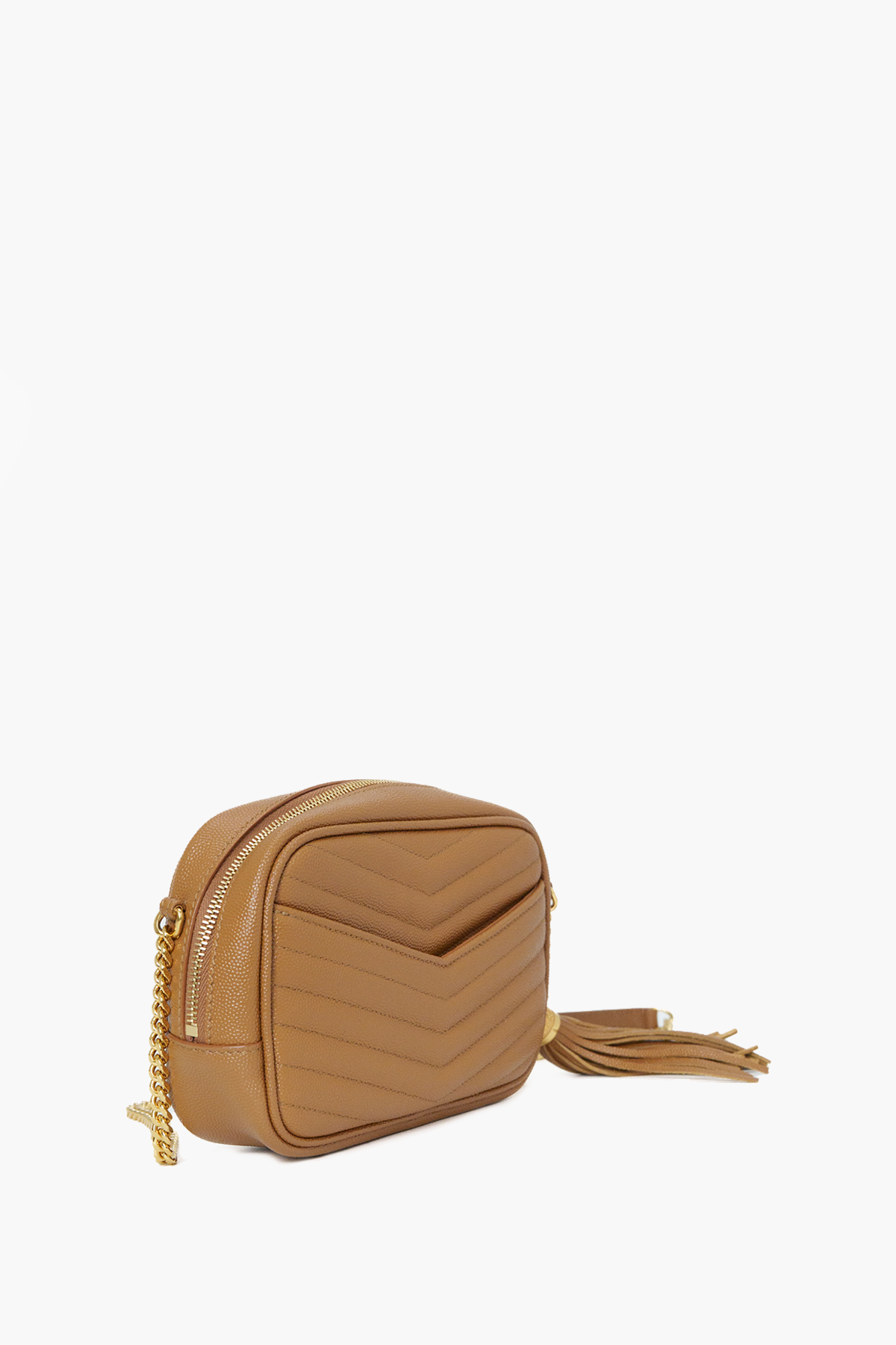 Saint Laurent Camel Mini Lou Camera Bag