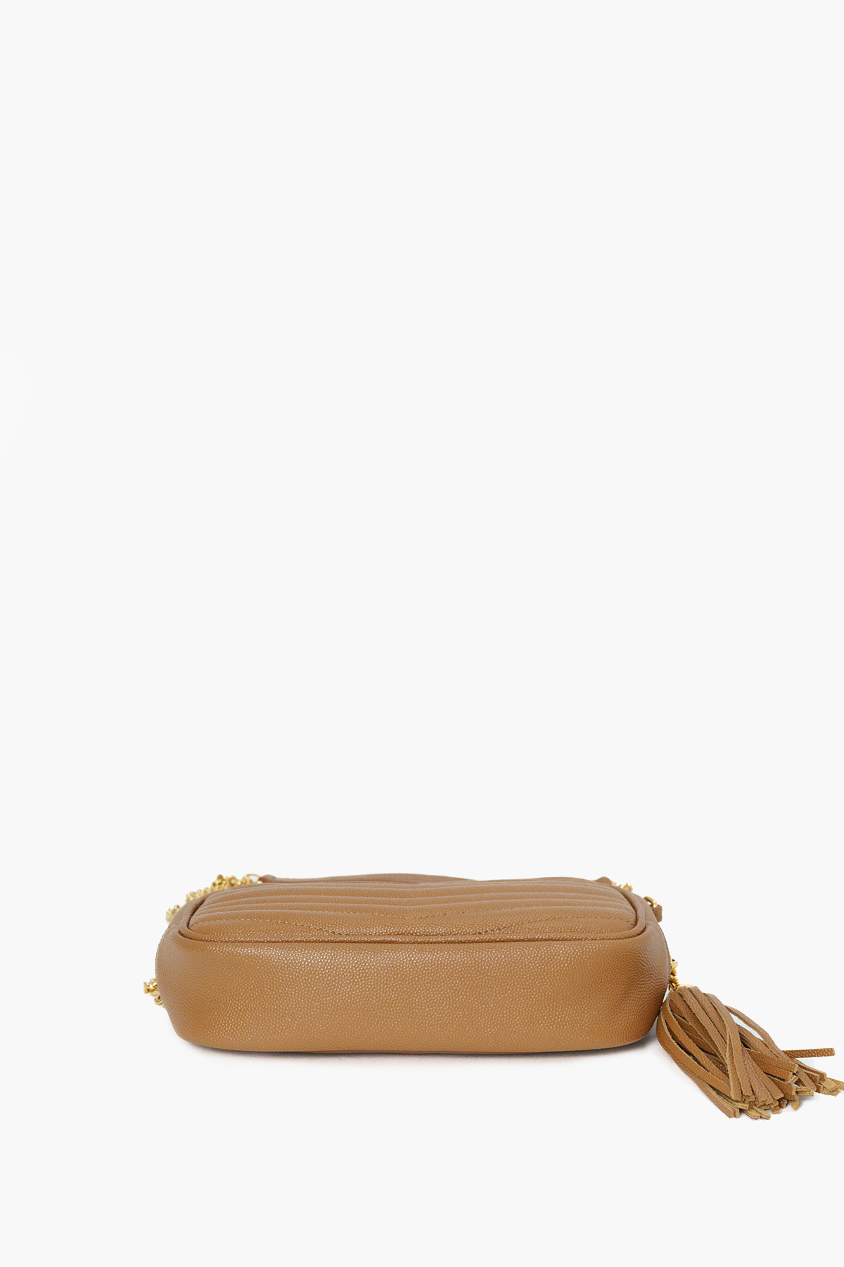 Saint Laurent Camel Mini Lou Camera Bag