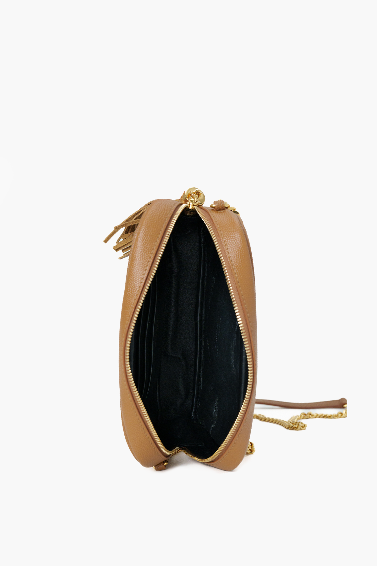 Saint Laurent Camel Mini Lou Camera Bag