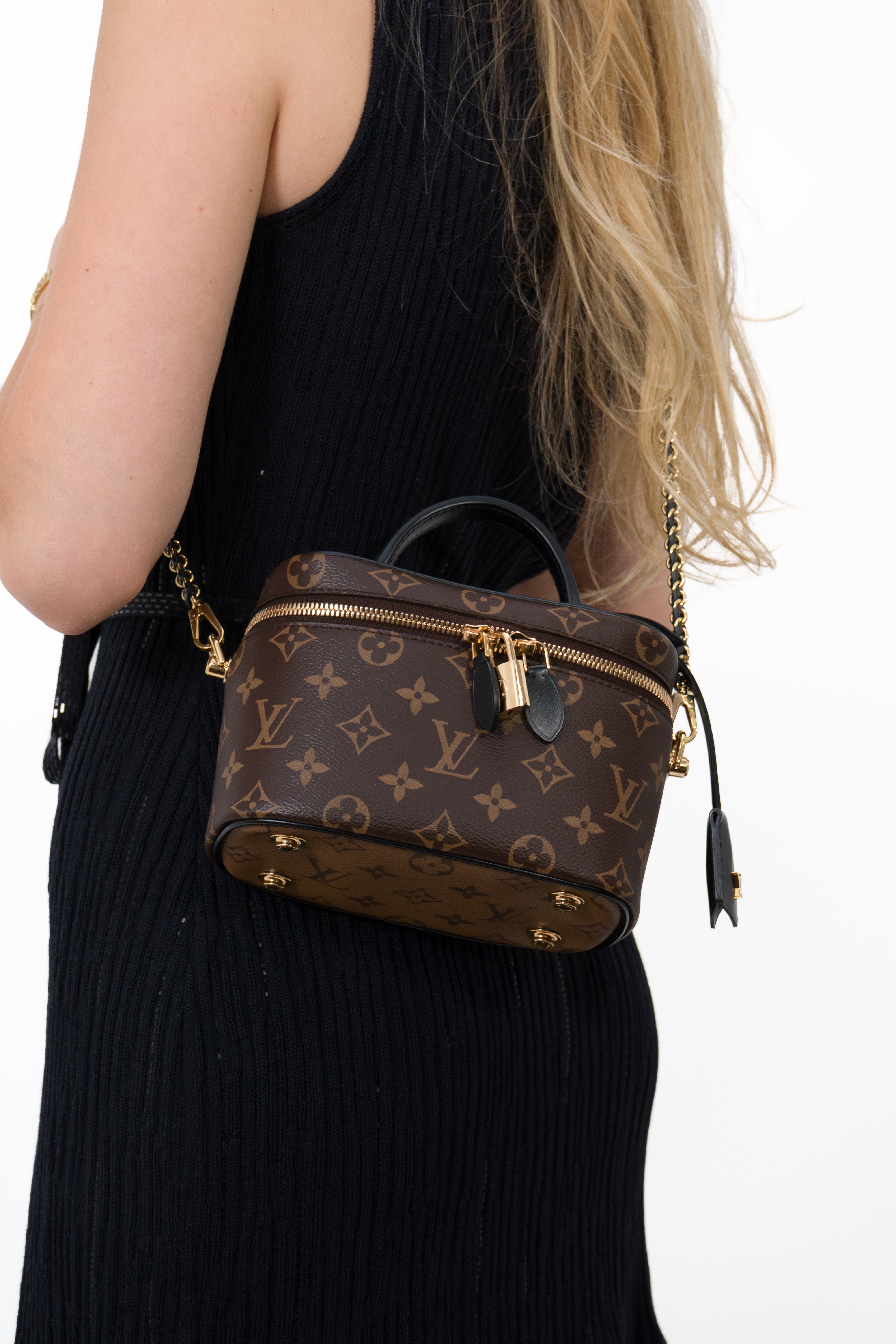 Louis Vuitton Brown Monogram Reverse Vanity PM Bag