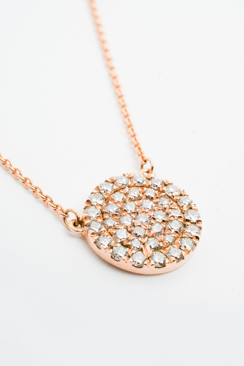 Diamond Rose Gold Necklace