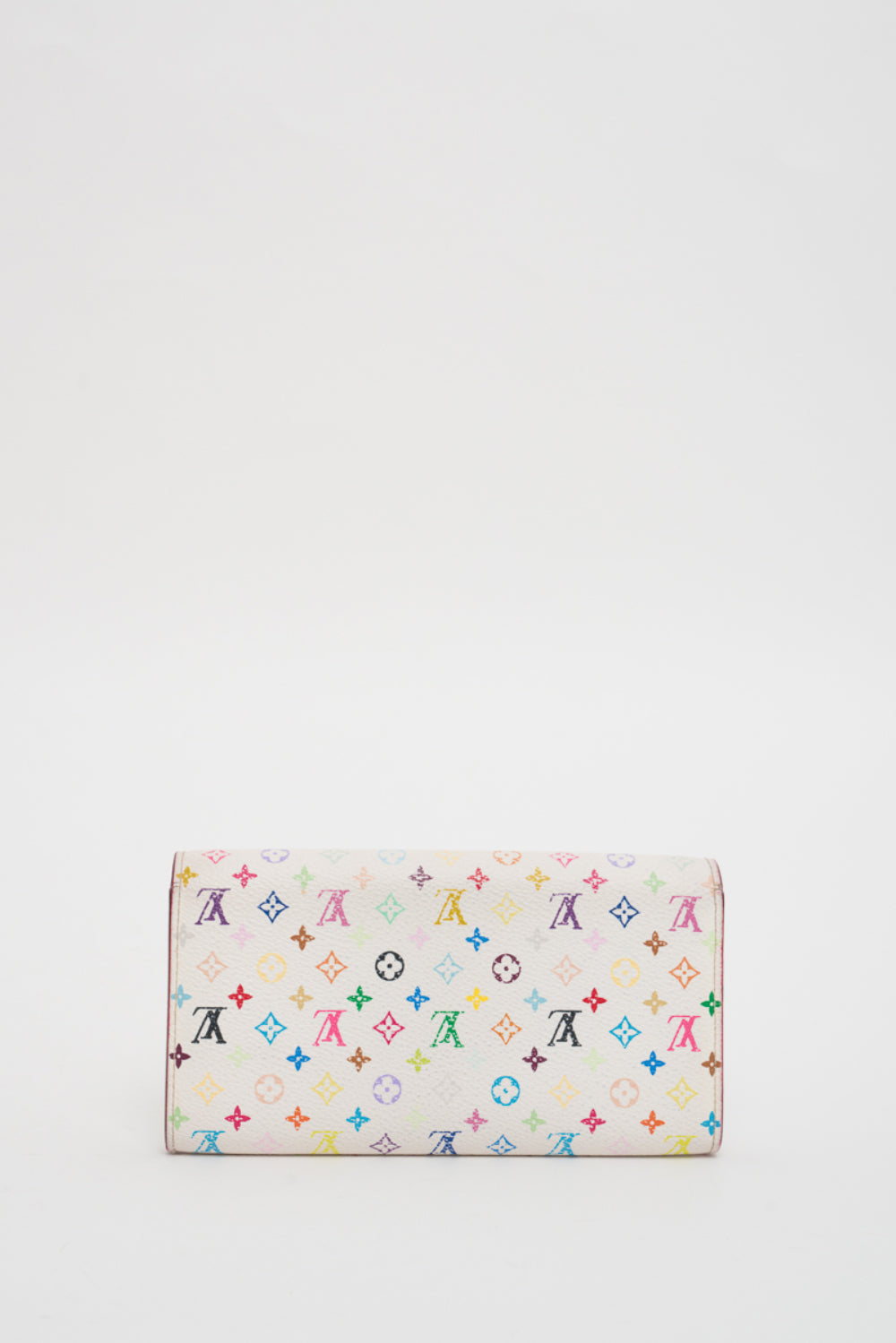 Louis Vuitton Multicolored Monogram Button Long Wallet