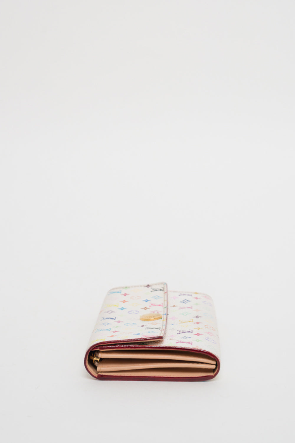 Louis Vuitton Multicolored Monogram Button Long Wallet