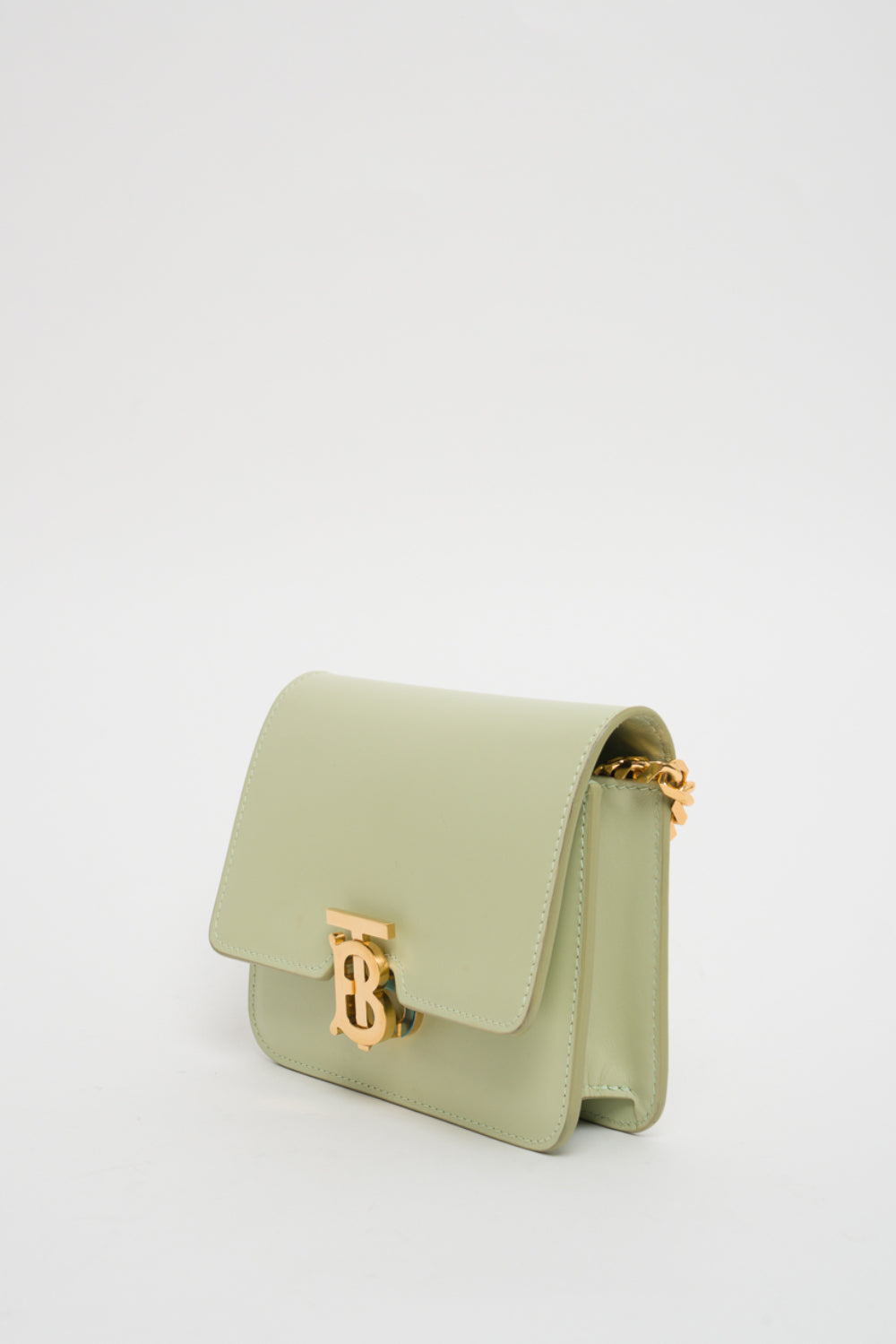 Burberry Pale Sage TB Versatile Chain Crossbody Bag
