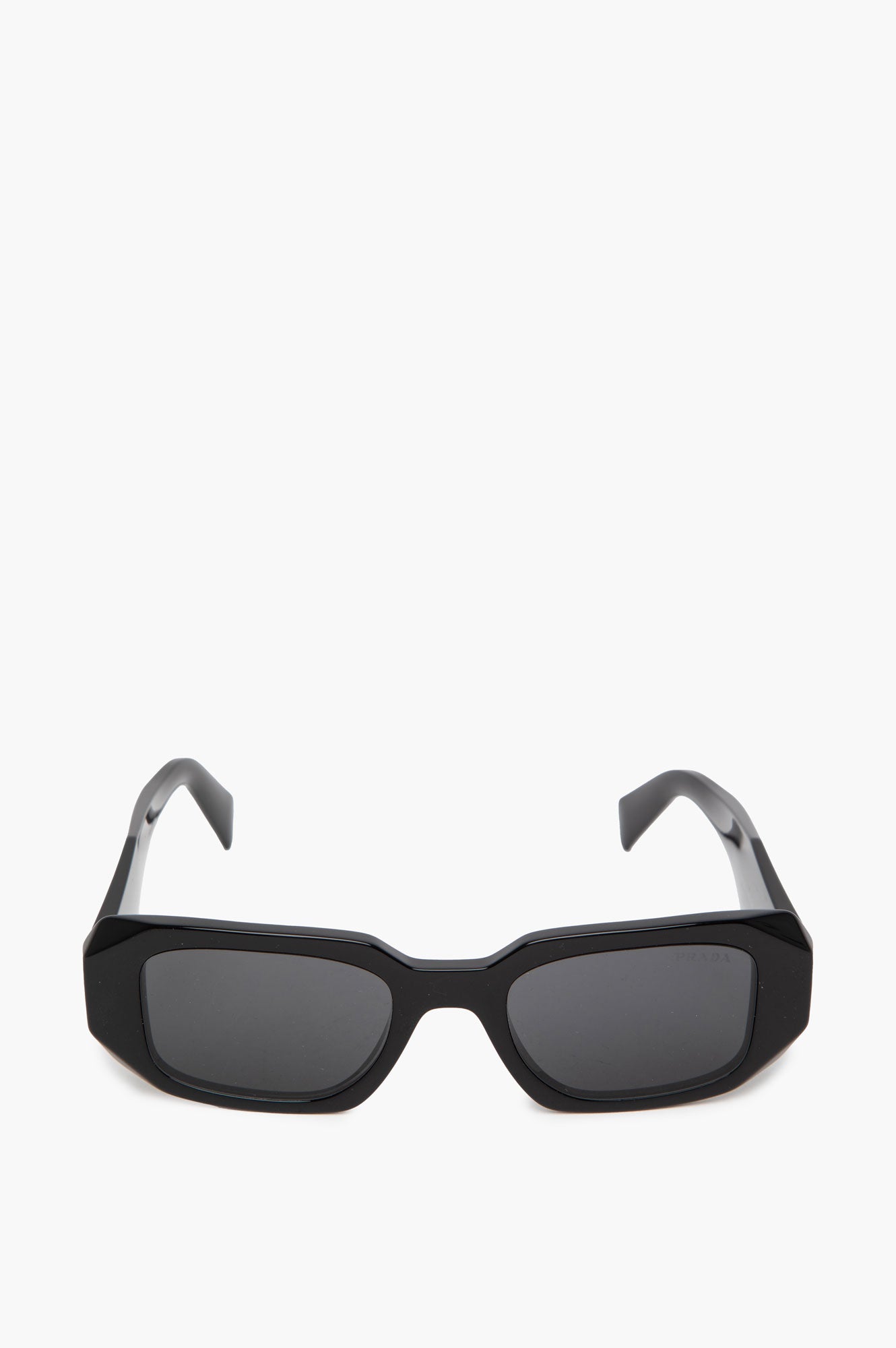 Prada Black PR 17WS Rectangle Sunglasses
