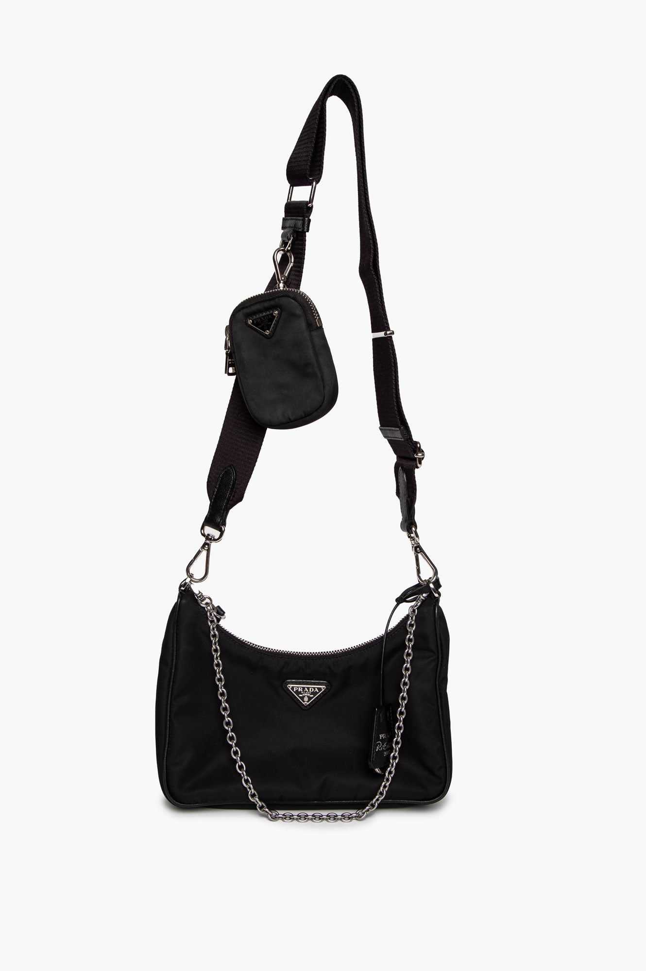 Prada Black Re-edition 2005 Re-Nylon Bag