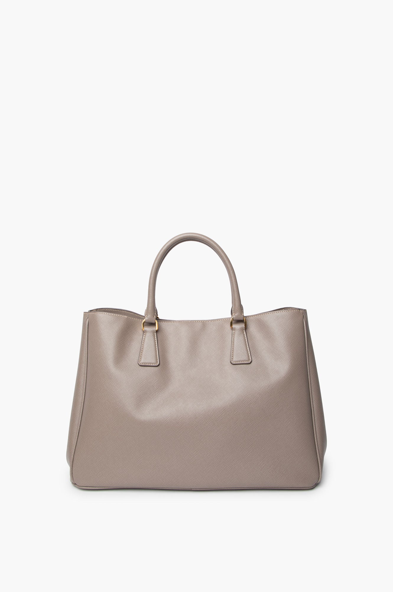 Prada Grey Saffiano Gardeners Tote Bag