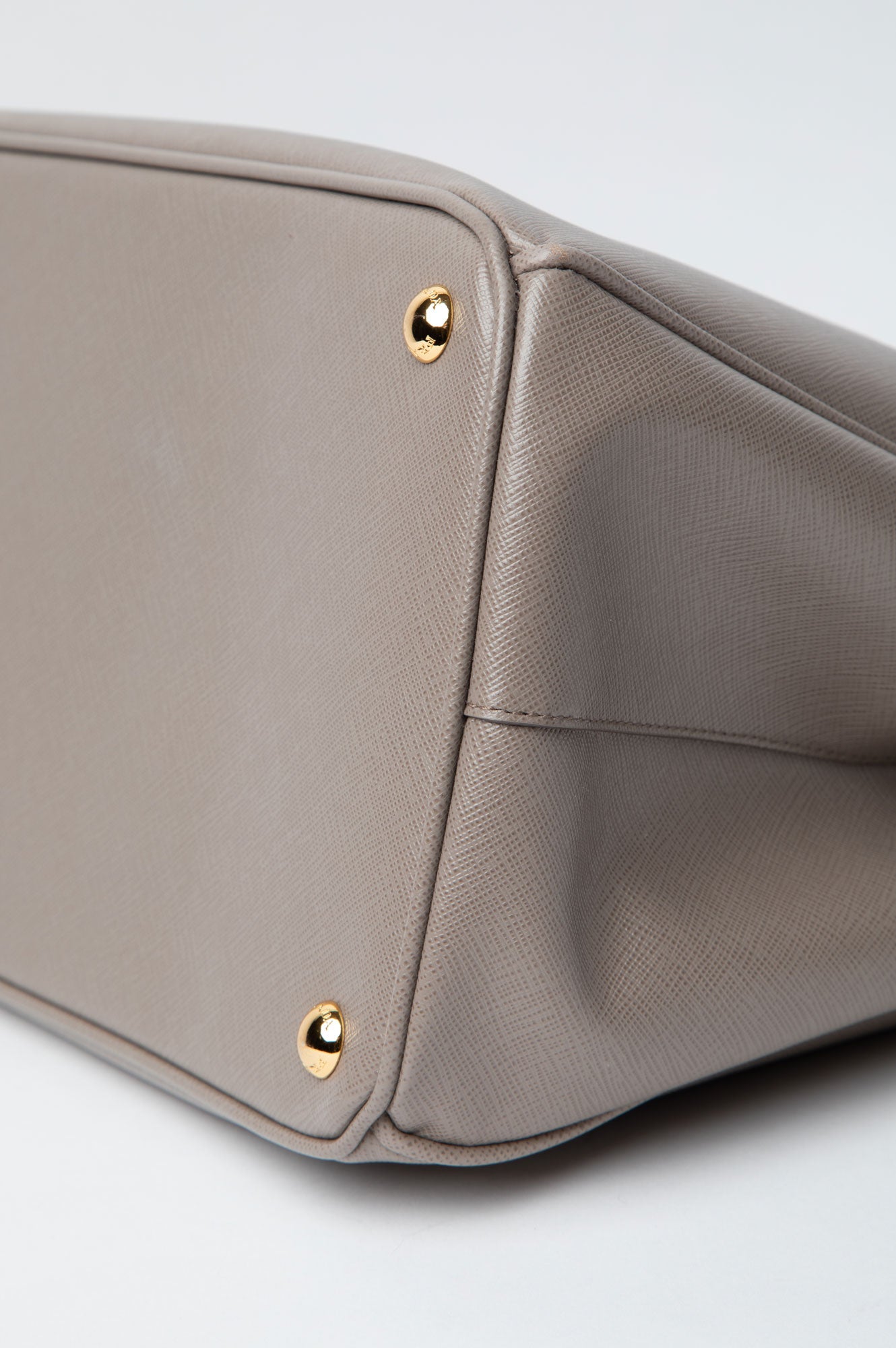 Prada Grey Saffiano Gardeners Tote Bag