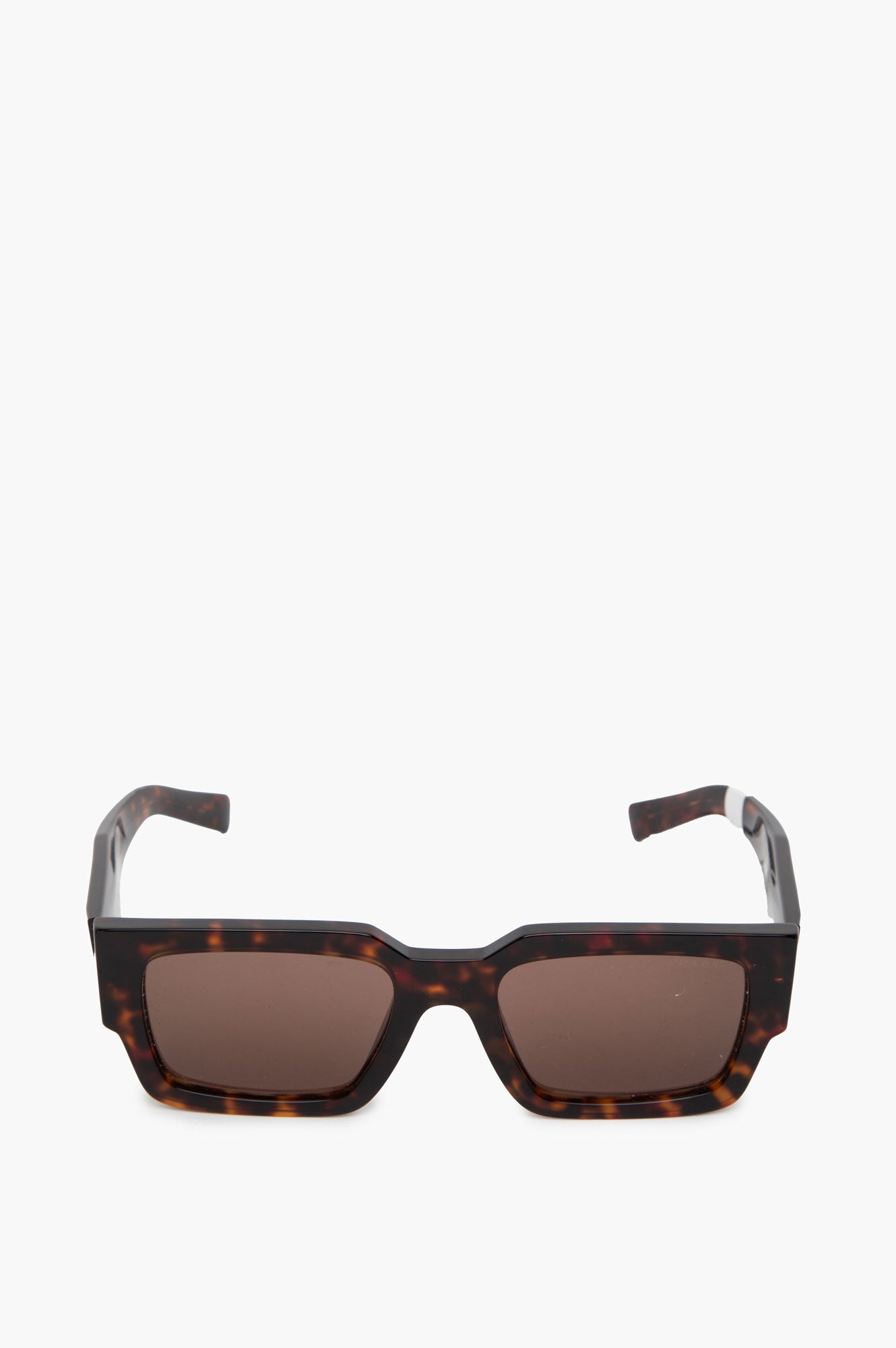 Prada PR B17S Square Root Tortoise Sunglasses