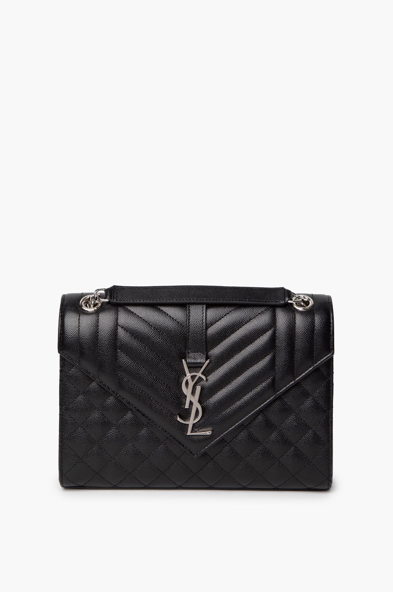 Saint Laurent Monogram Mix Matelasse Envelope Chain Bag