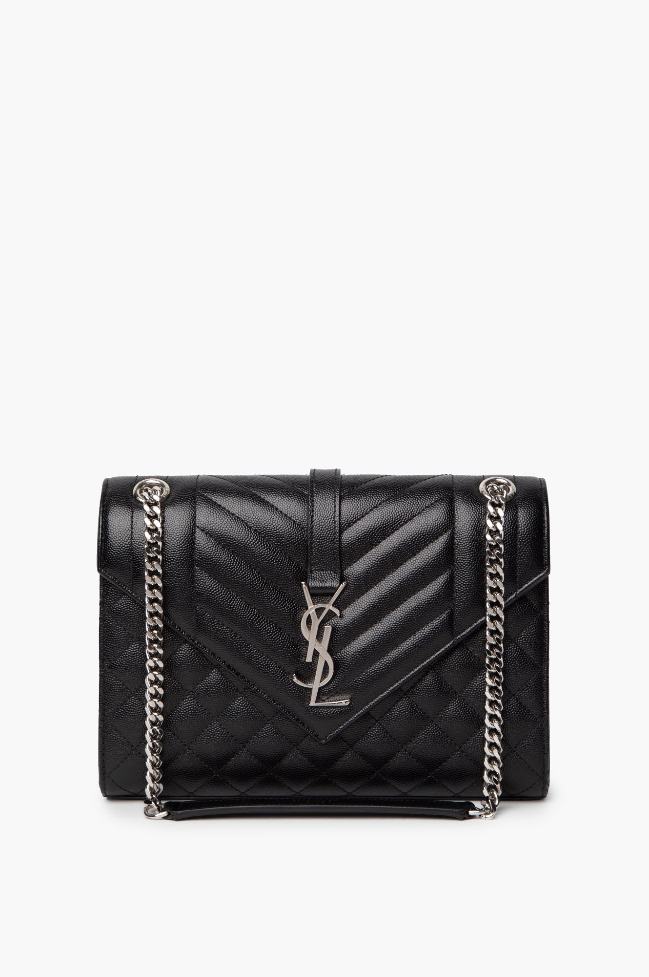 Saint Laurent Monogram Mix Matelasse Envelope Chain Bag