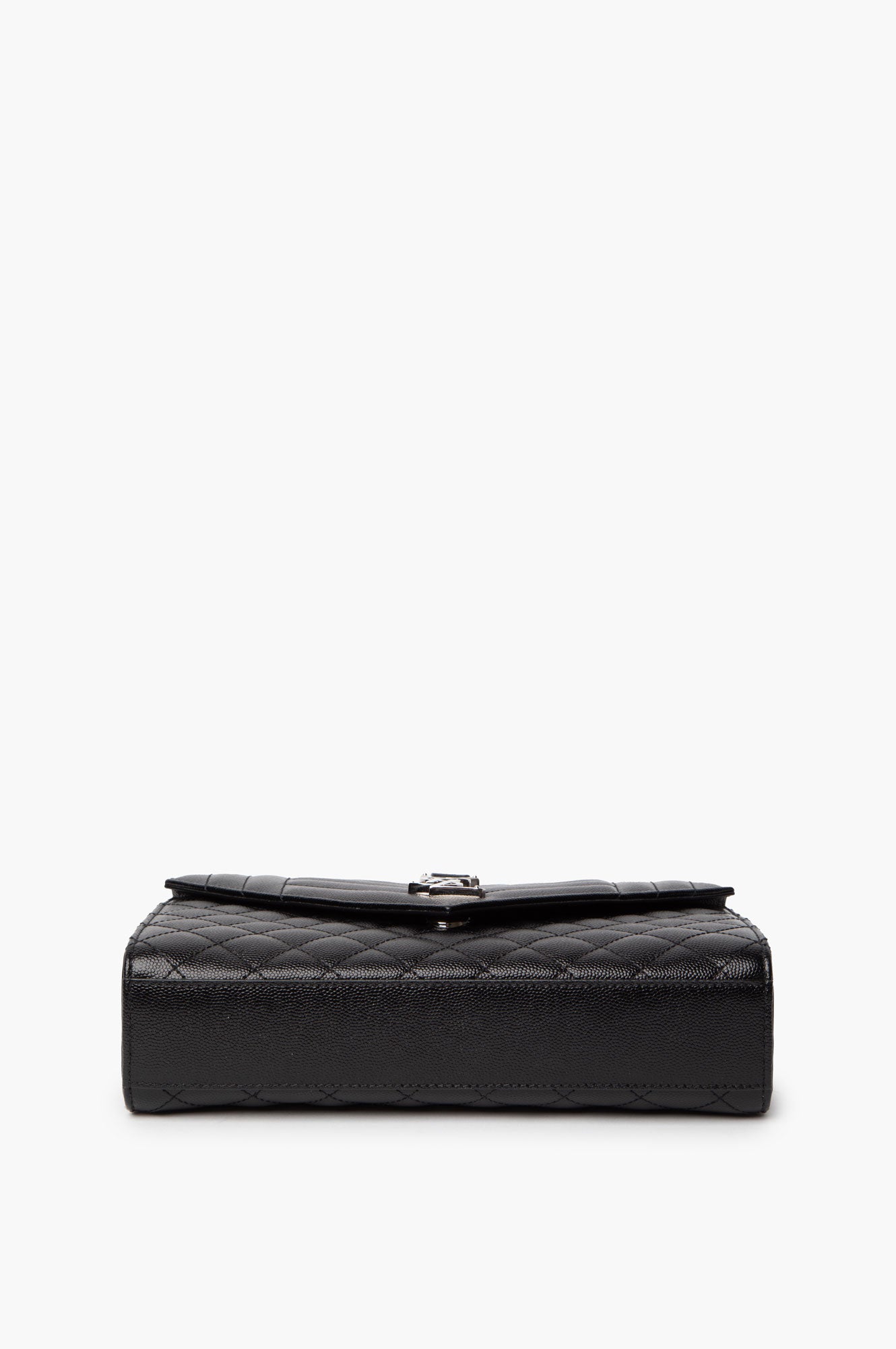 Saint Laurent Monogram Mix Matelasse Envelope Chain Bag bottom