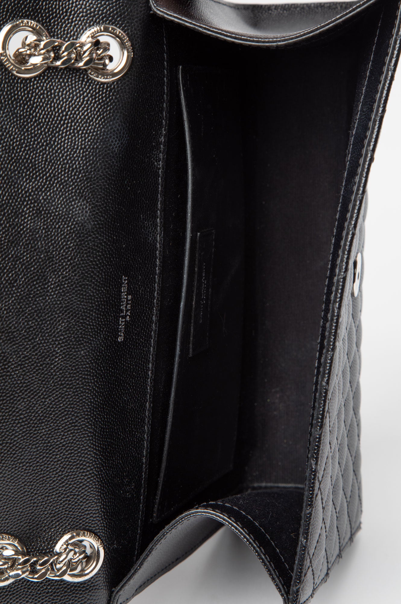 Saint Laurent Monogram Mix Matelasse Envelope Chain Bag