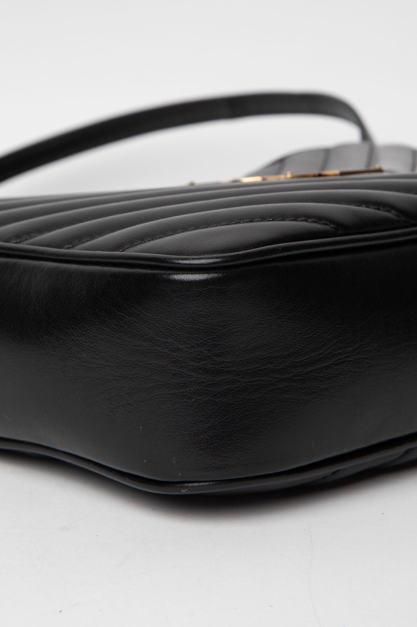 Saint Laurent Lou Black Leather Medium Camera Bag