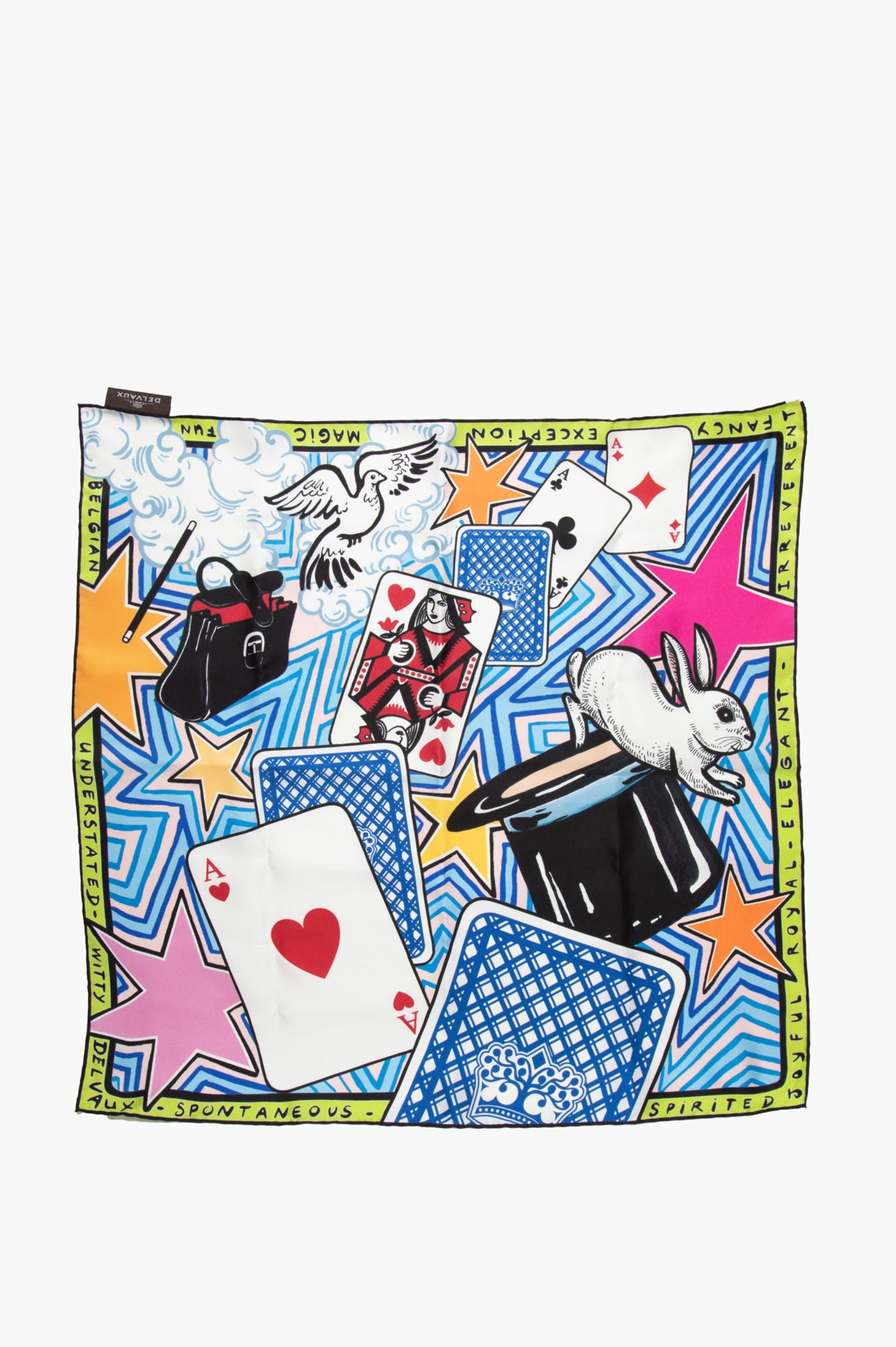 Delvaux Square Scarf Silk