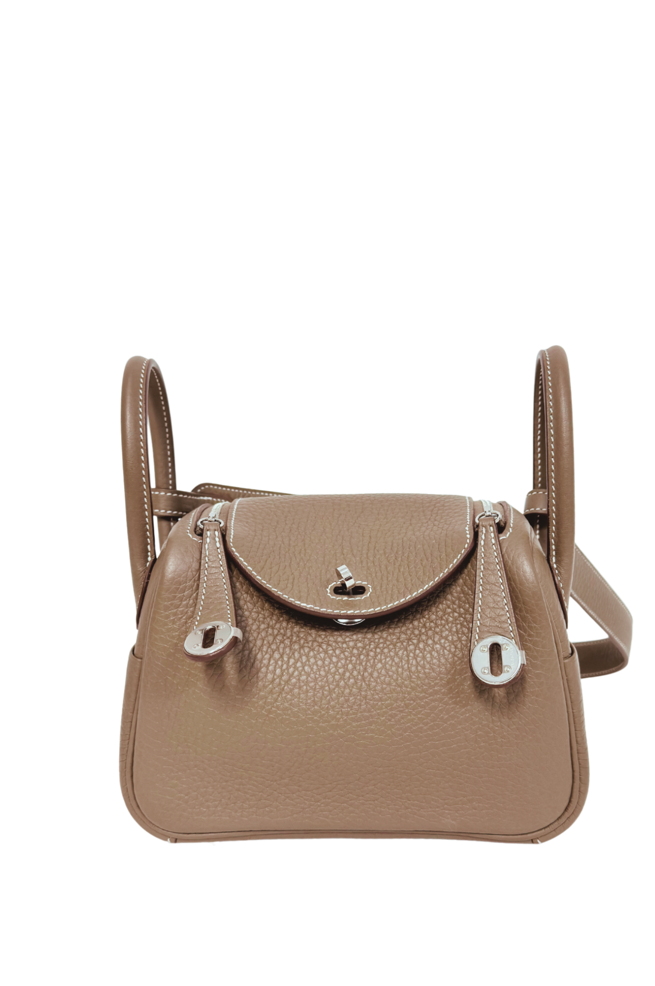 Hermes Mini Lindy Etaupe Stamp W