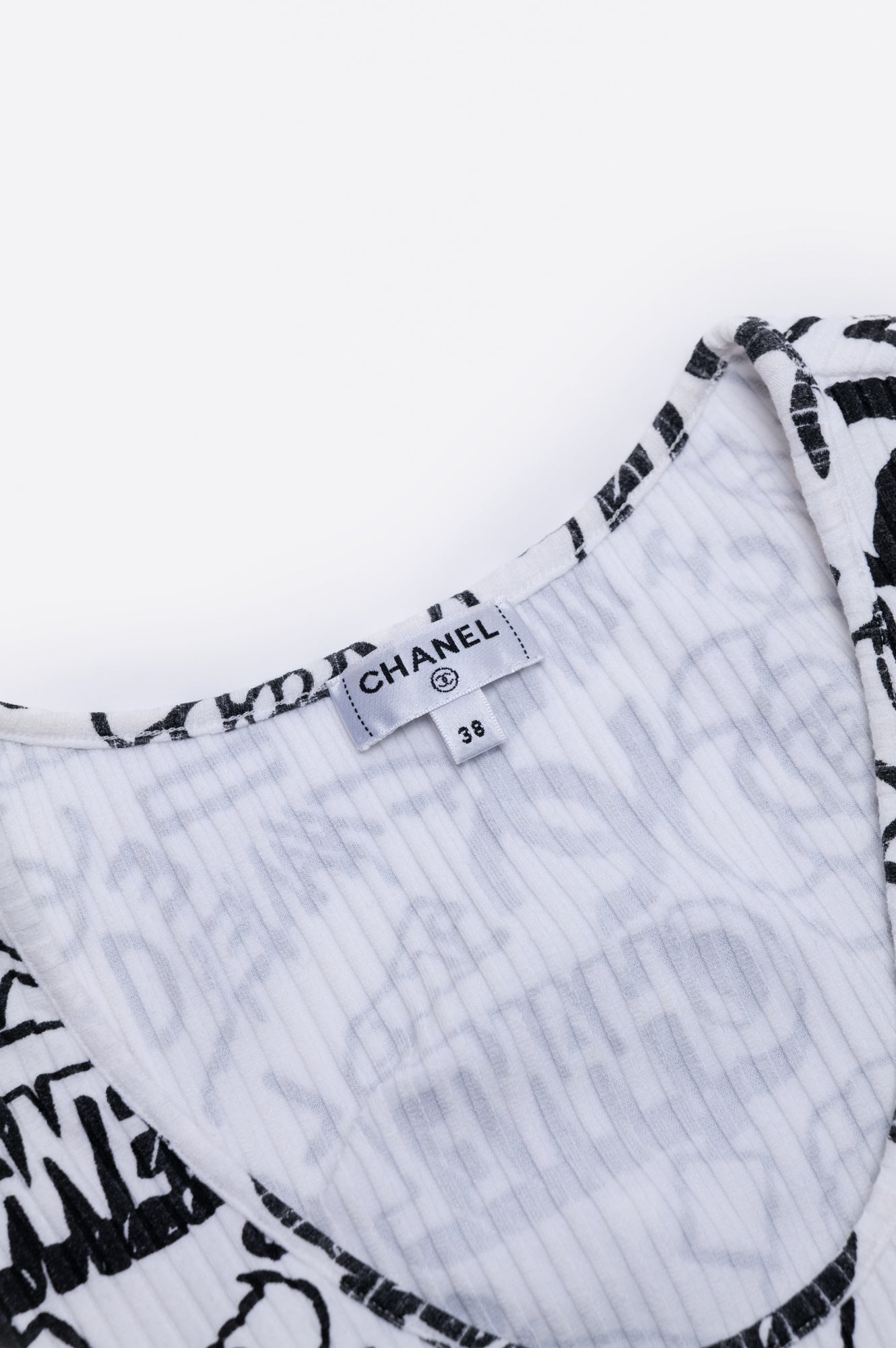 Chanel 2019 Paris-New York Tank Top Size 38