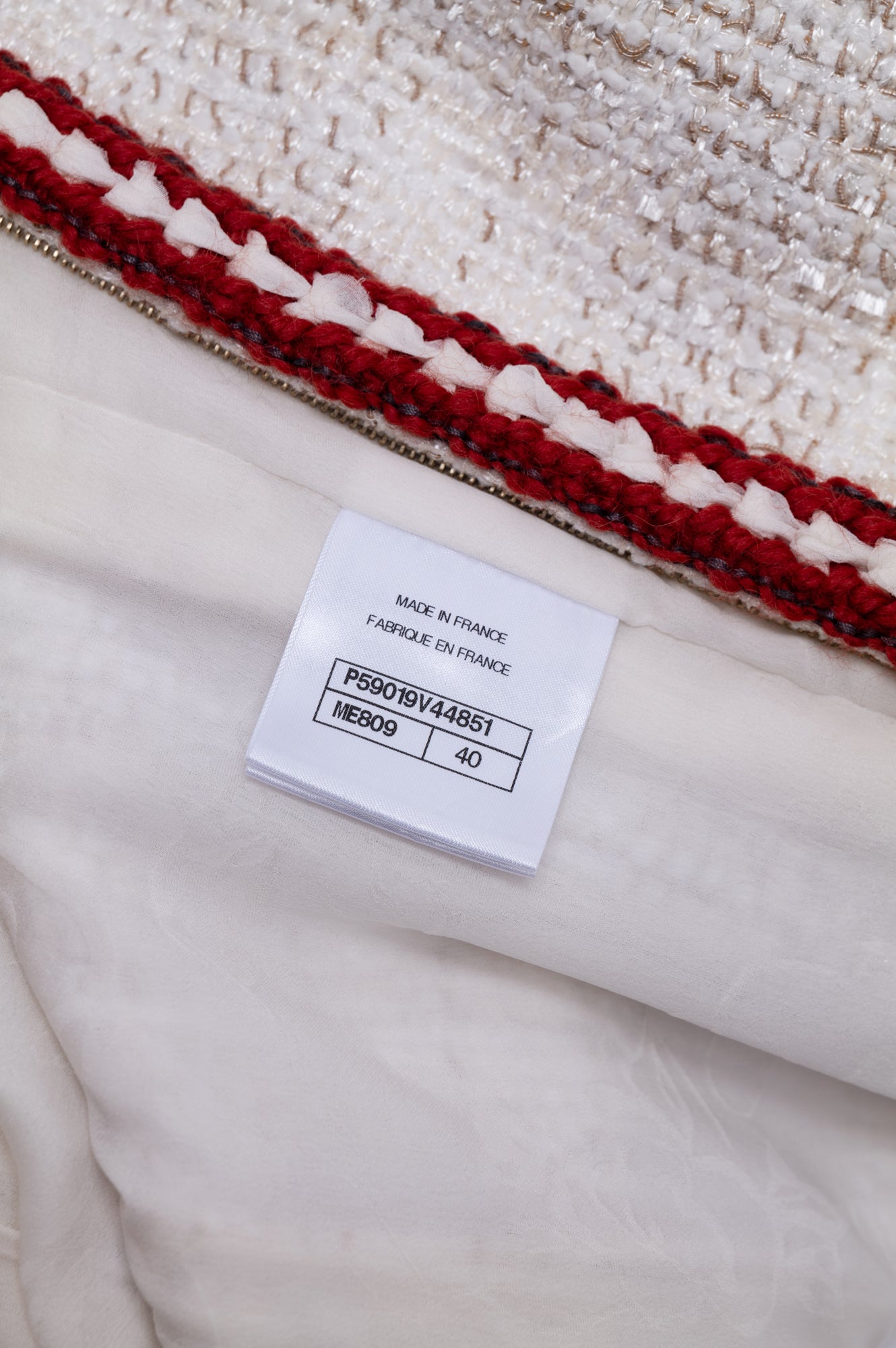 Chanel 2018 Paris-Hamburg Evening Jacket Size L/40
