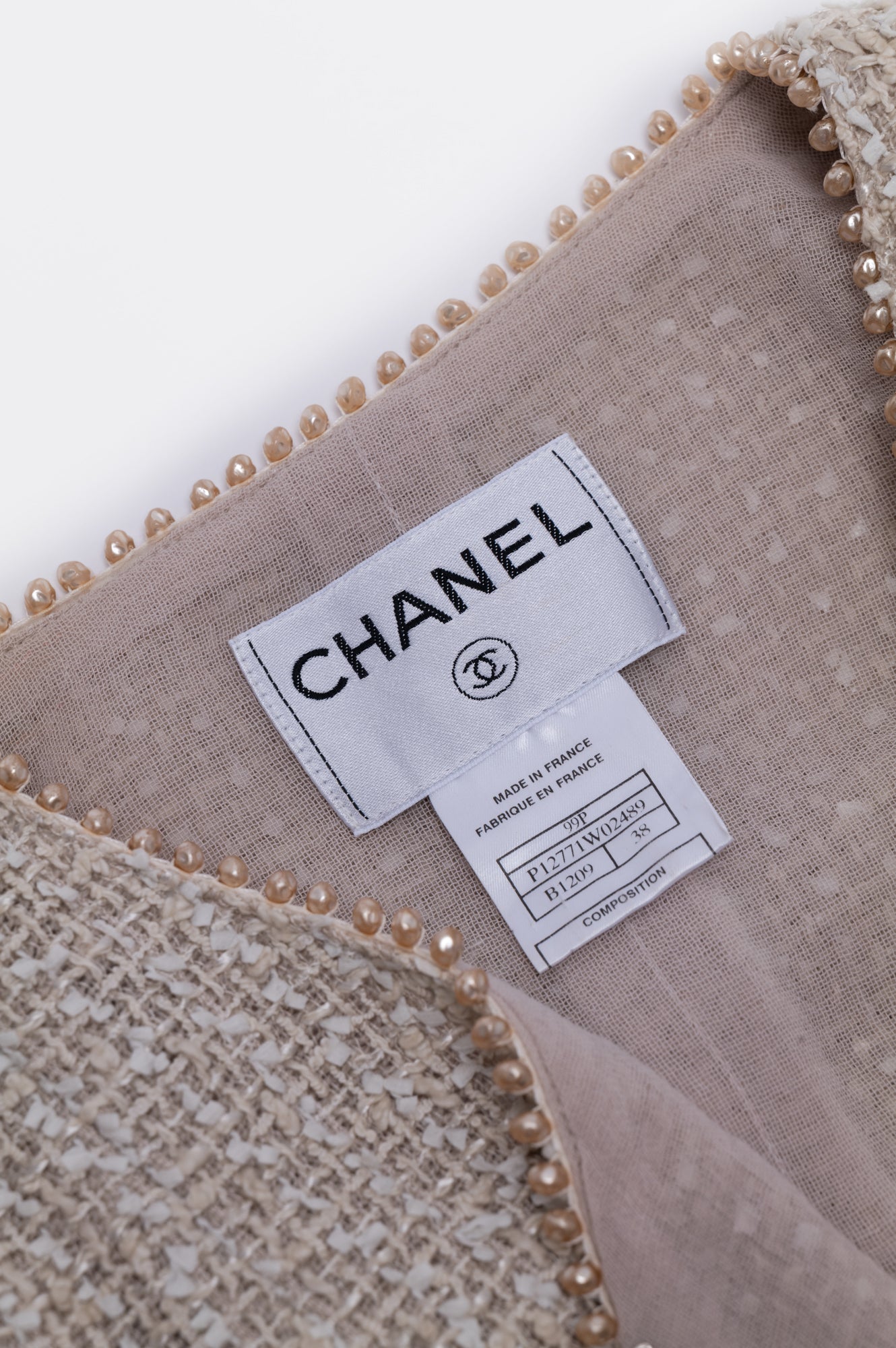 Chanel 1999 Vintage Gold Evening Jacket Size M/38