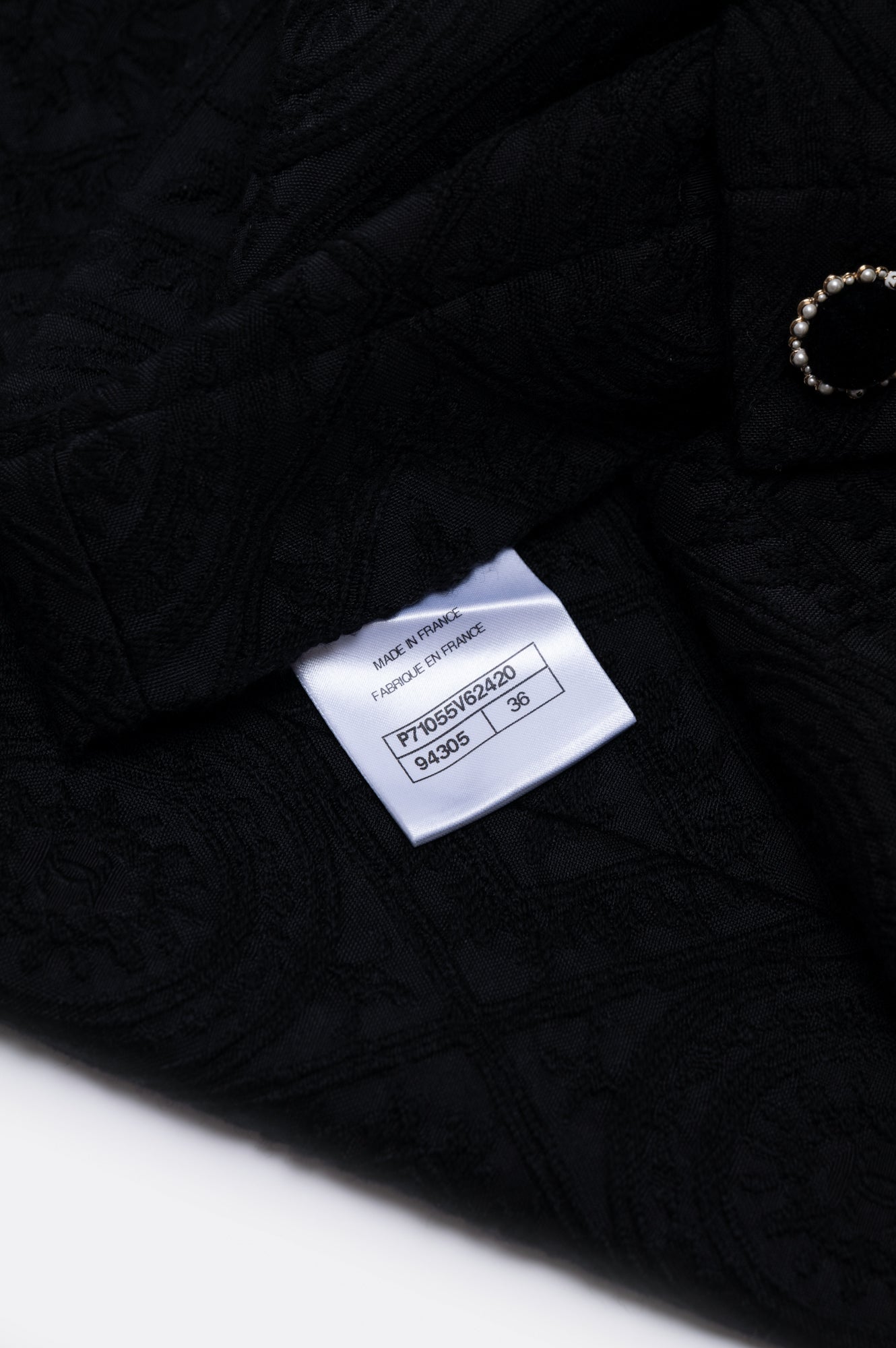 Chanel 2021A Black Maxi Wool Skirt Size 36