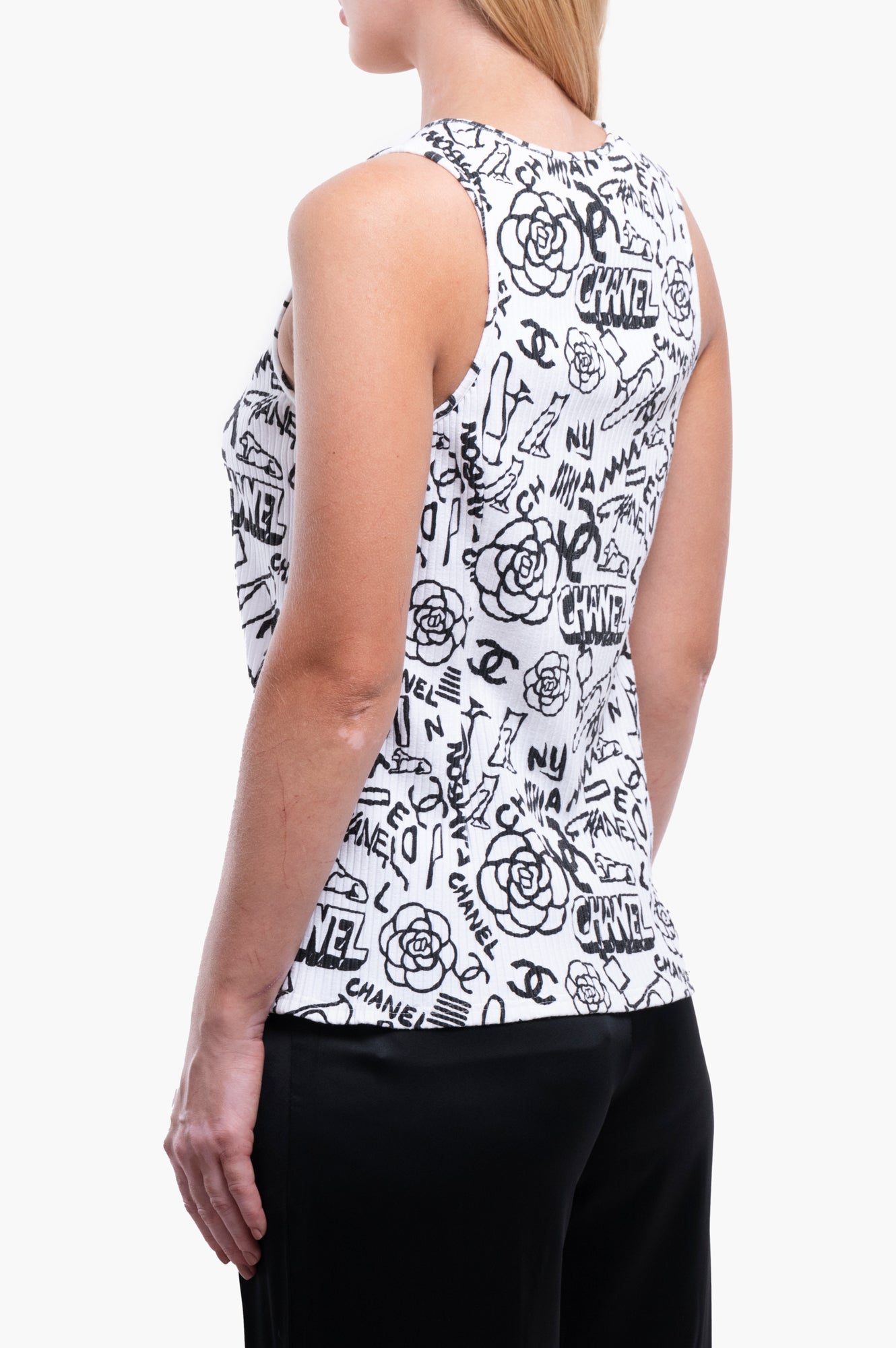 Chanel 2019 Paris-New York Tank Top Size 38