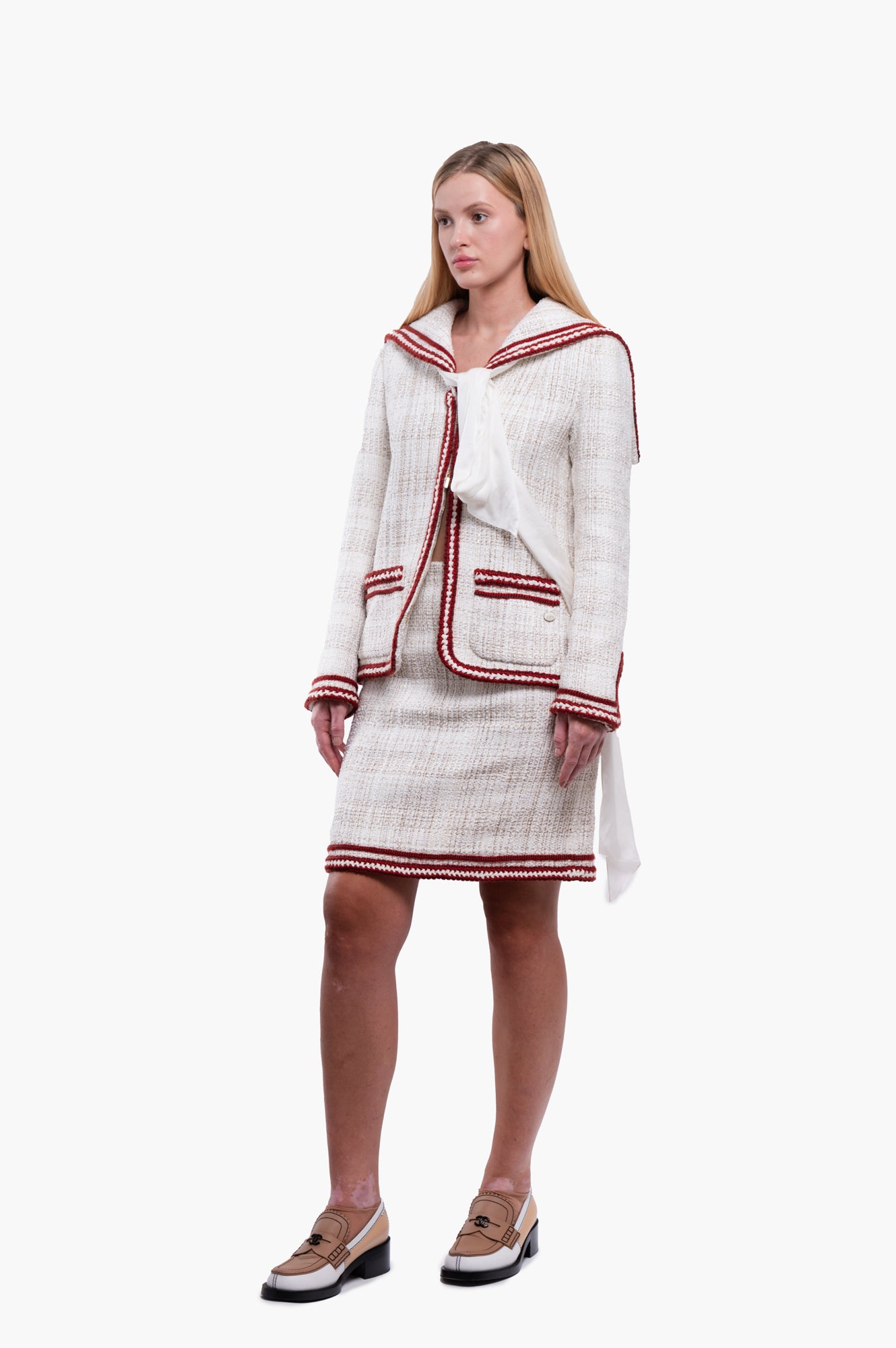 Chanel 2018 Beige Mini Skirt Size 38/M