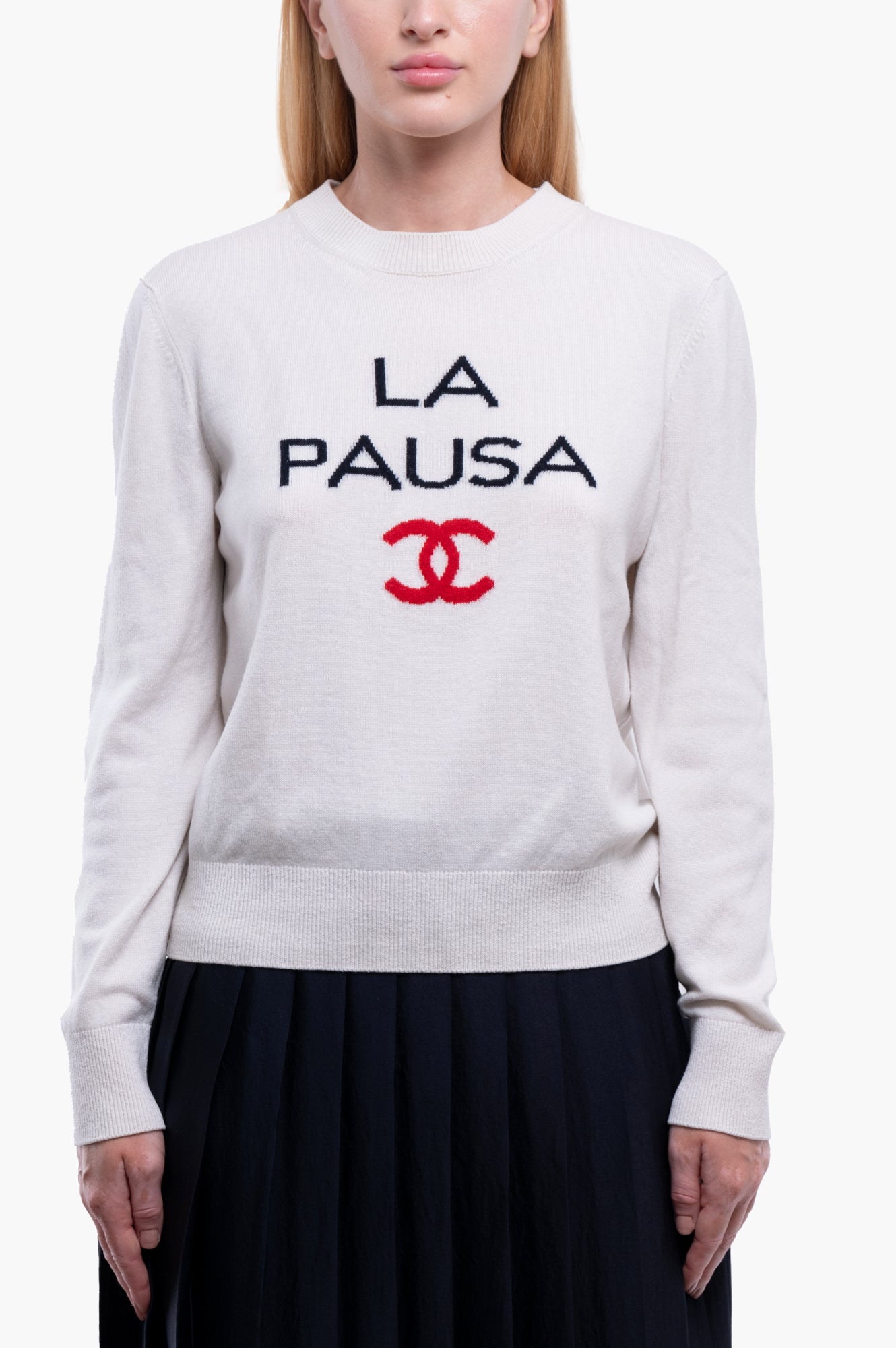 Chanel 2019 La Pausa Cruise Collection Pullover Size M/38