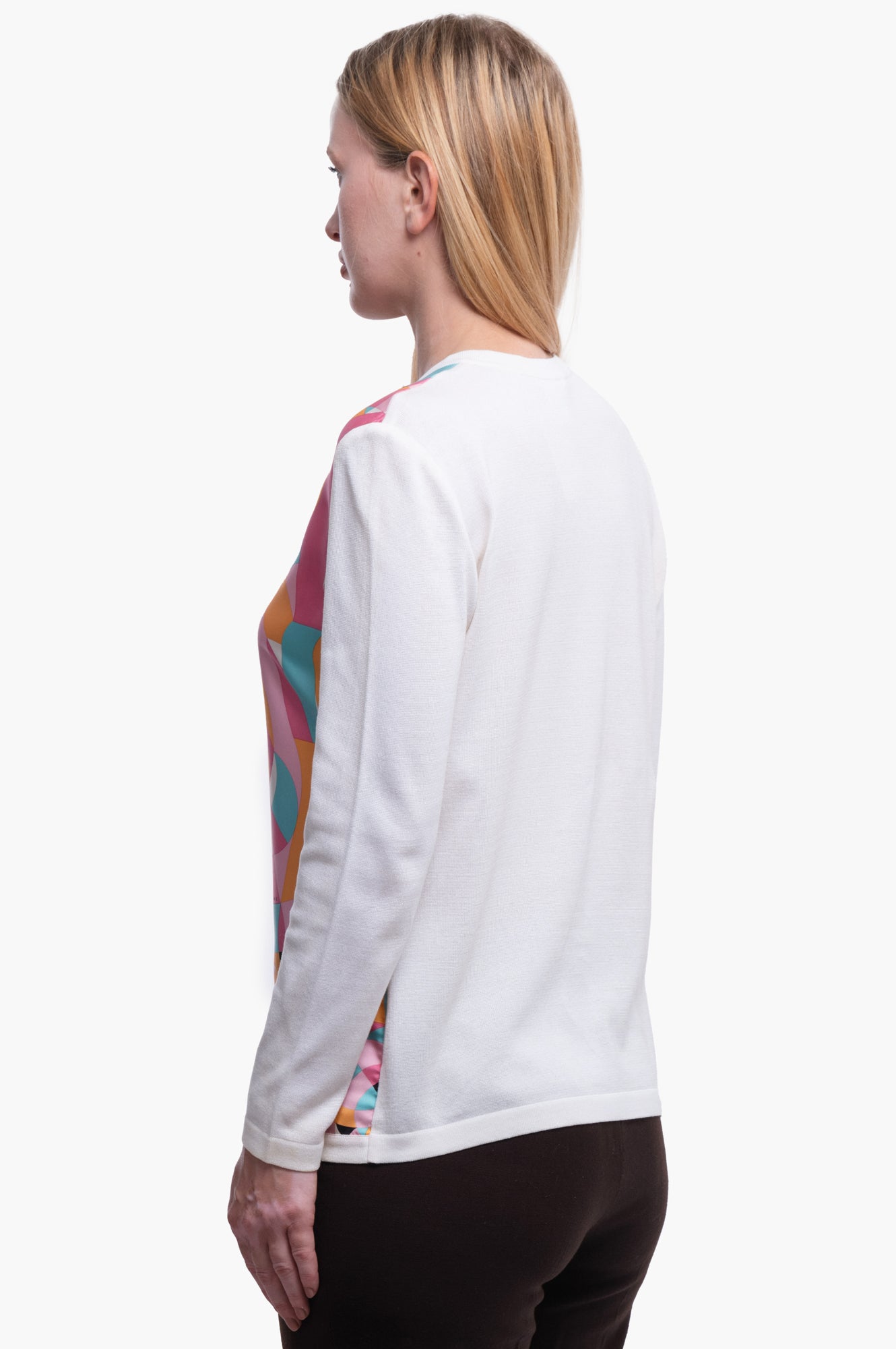Celine Cream Printed Cardigan Size 38
