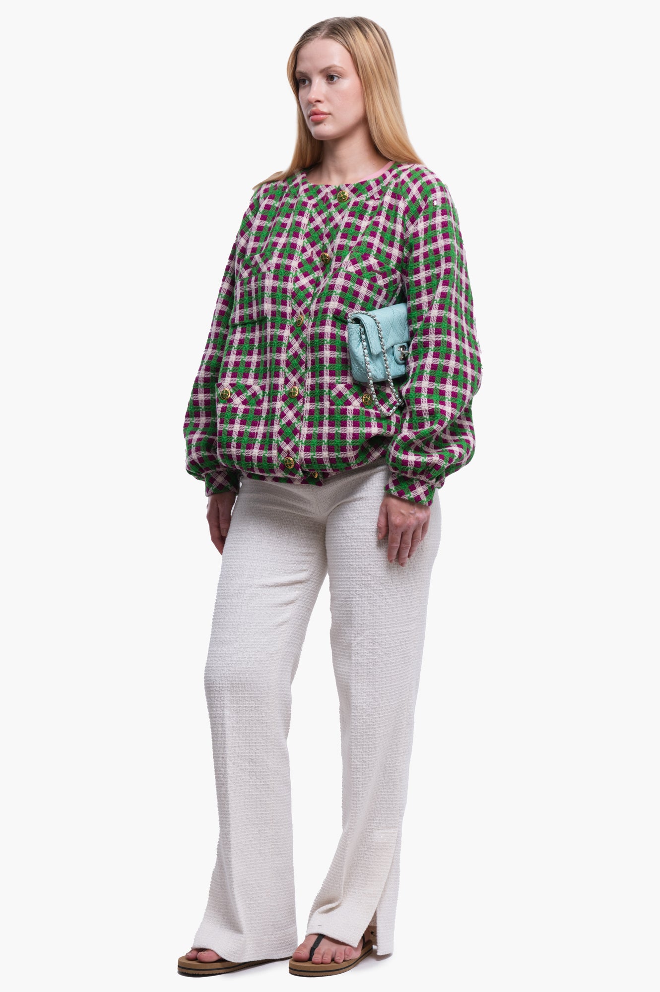 Chanel Blue Ultimate Stitch EW Flap Bag