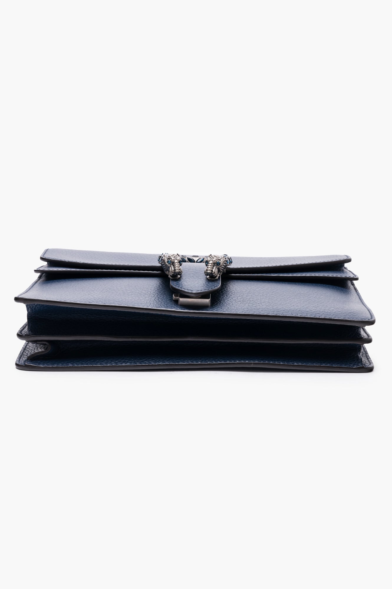 Gucci Navy Dionysus Calfskin Leather Chain Bag Size Small