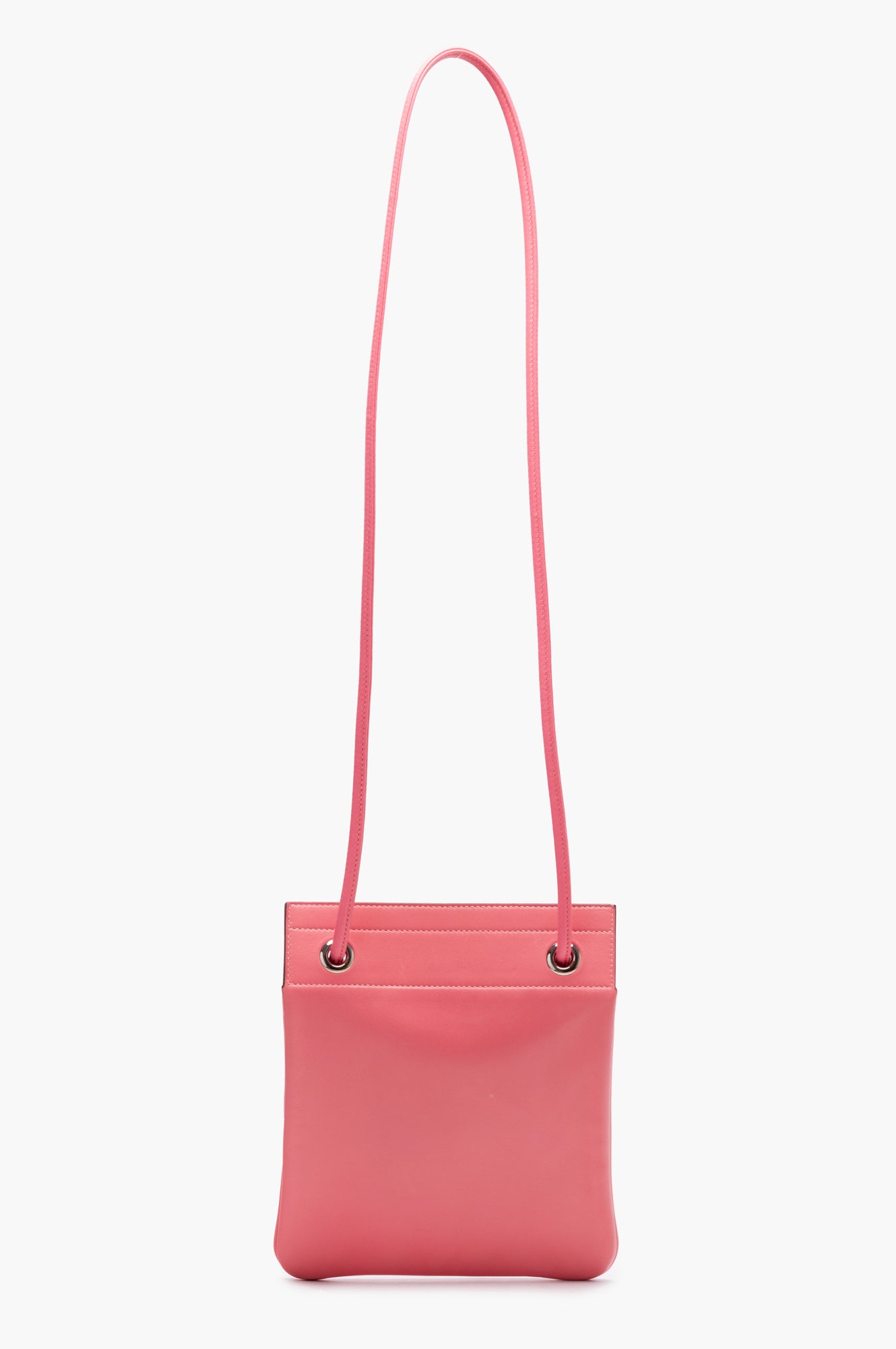Hermes 2018 Mini Aline Swift Leather Rose Azalee Crossbody Bag