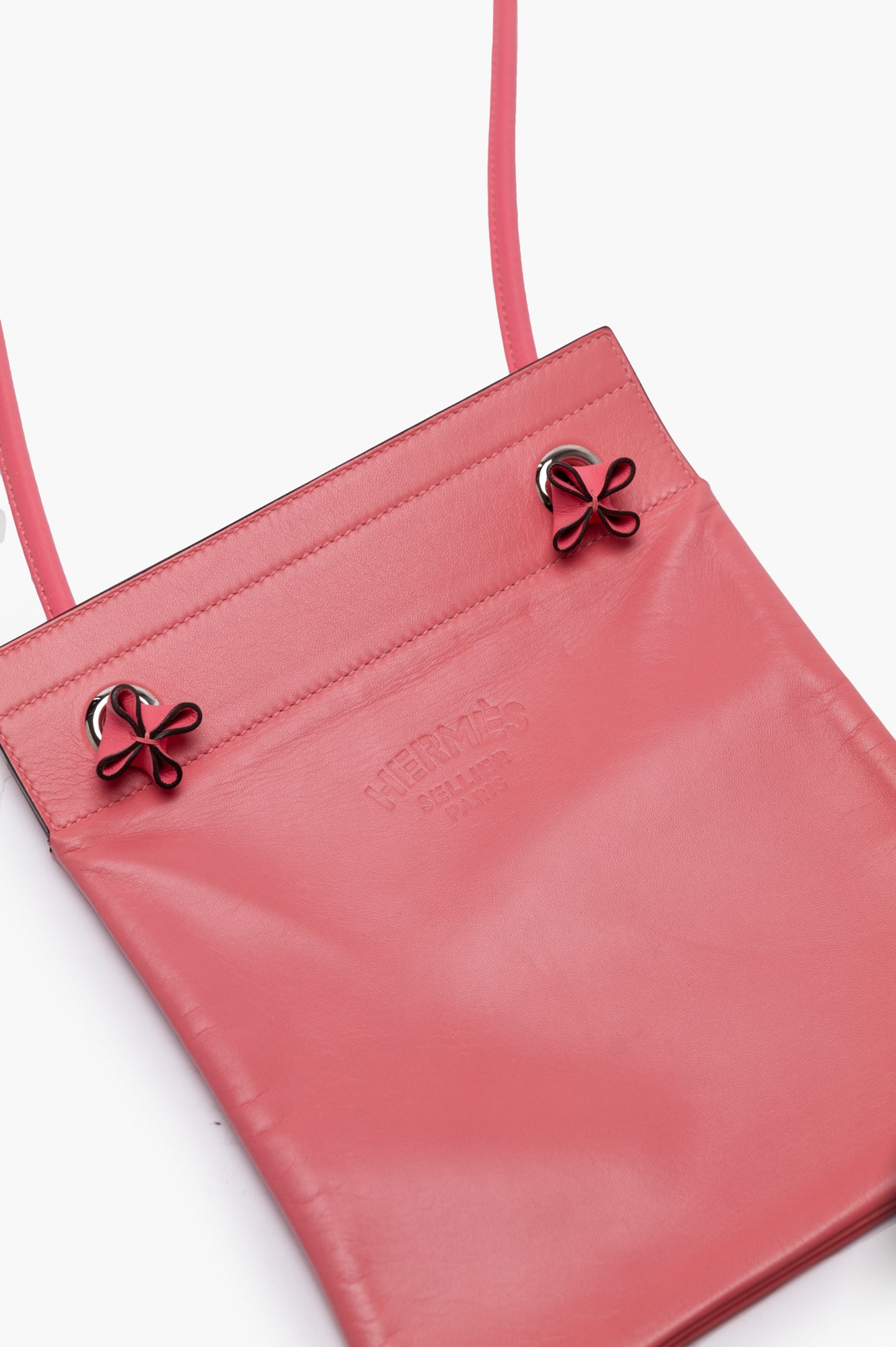Hermes 2018 Mini Aline Swift Leather Rose Azalee Crossbody Bag