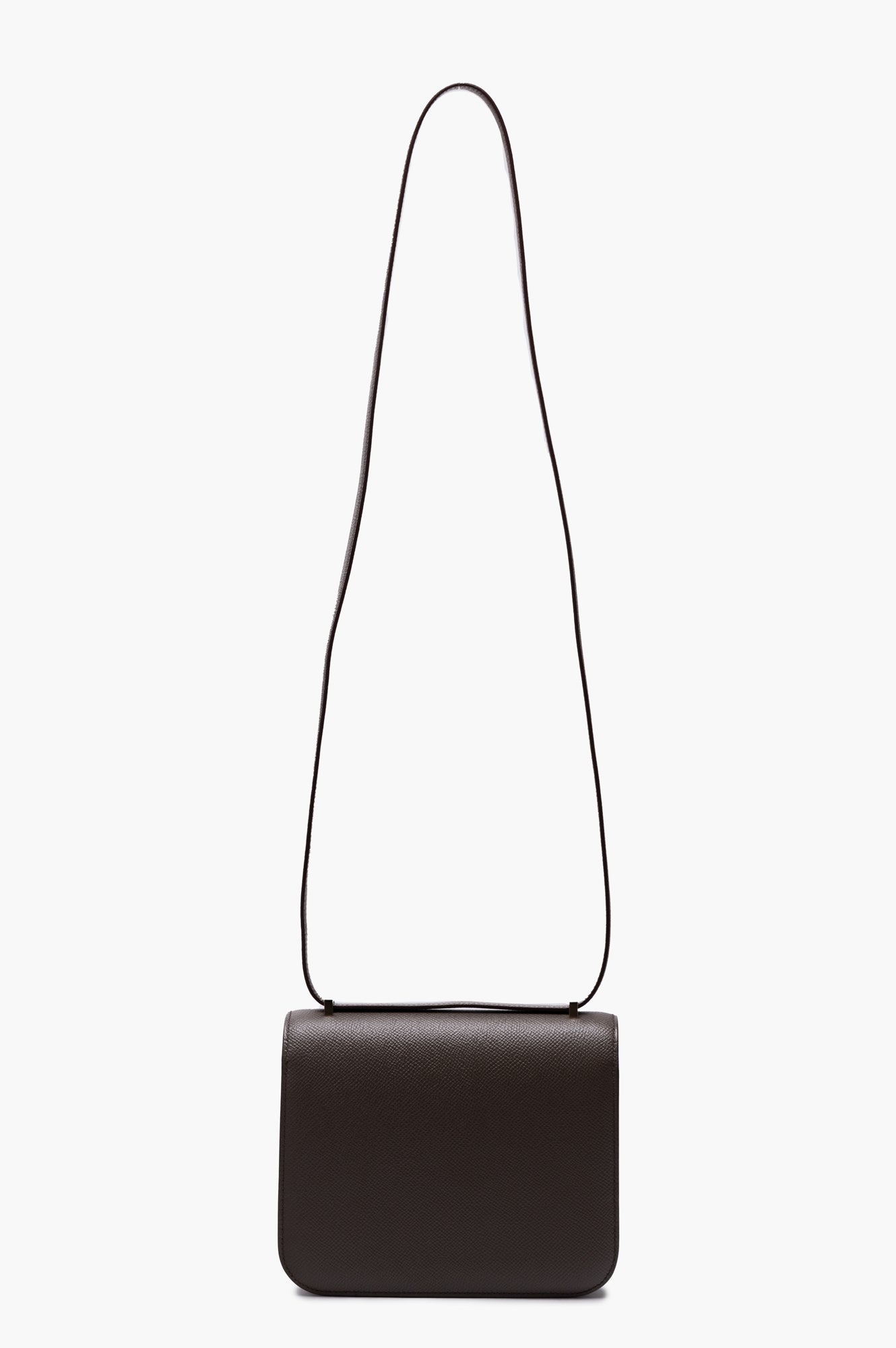 Hermes 2021 Constance 18 Etain Grey Epsom Leather Handbag