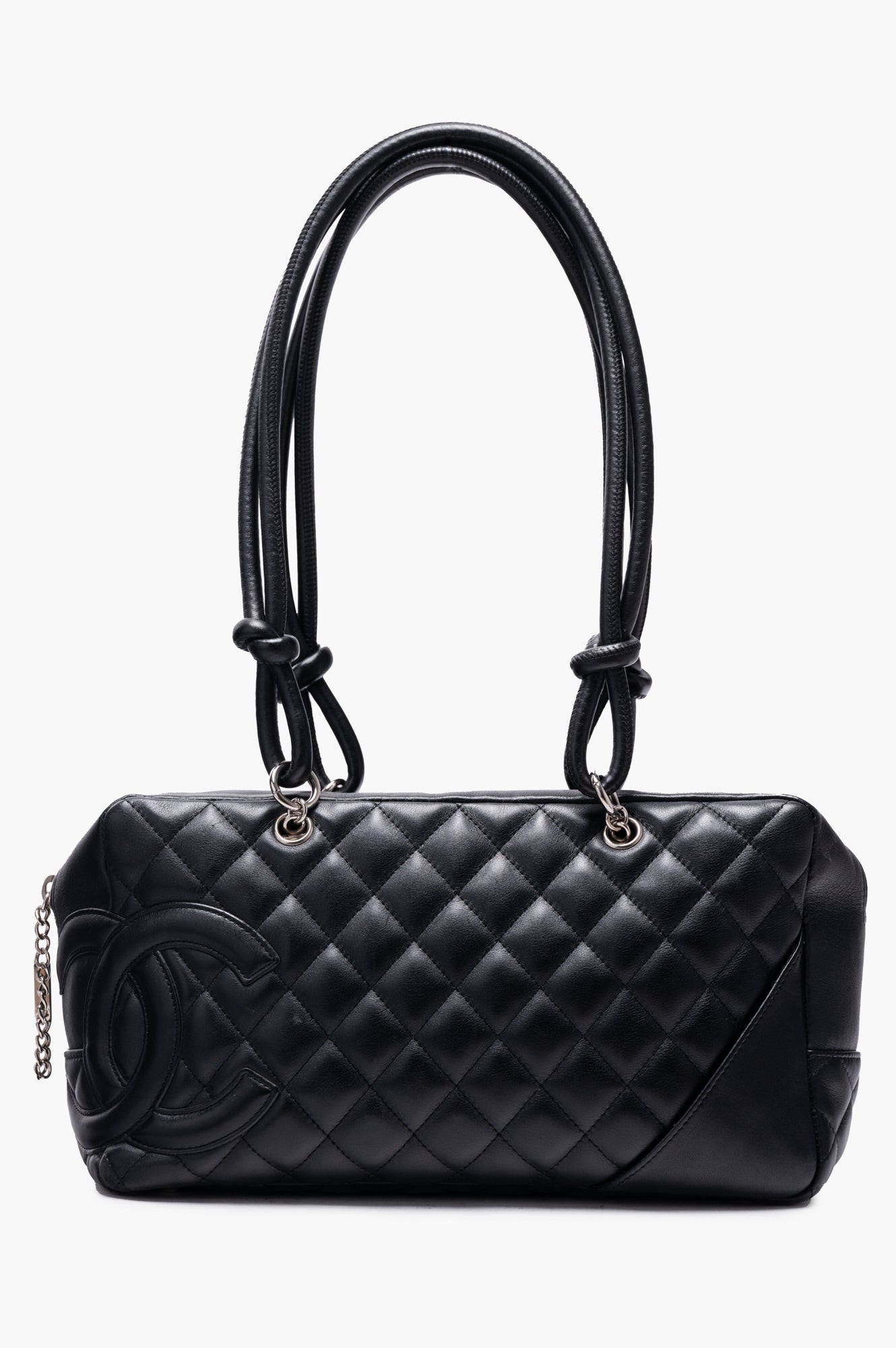 Chanel Black Bowler Shoulder Bag